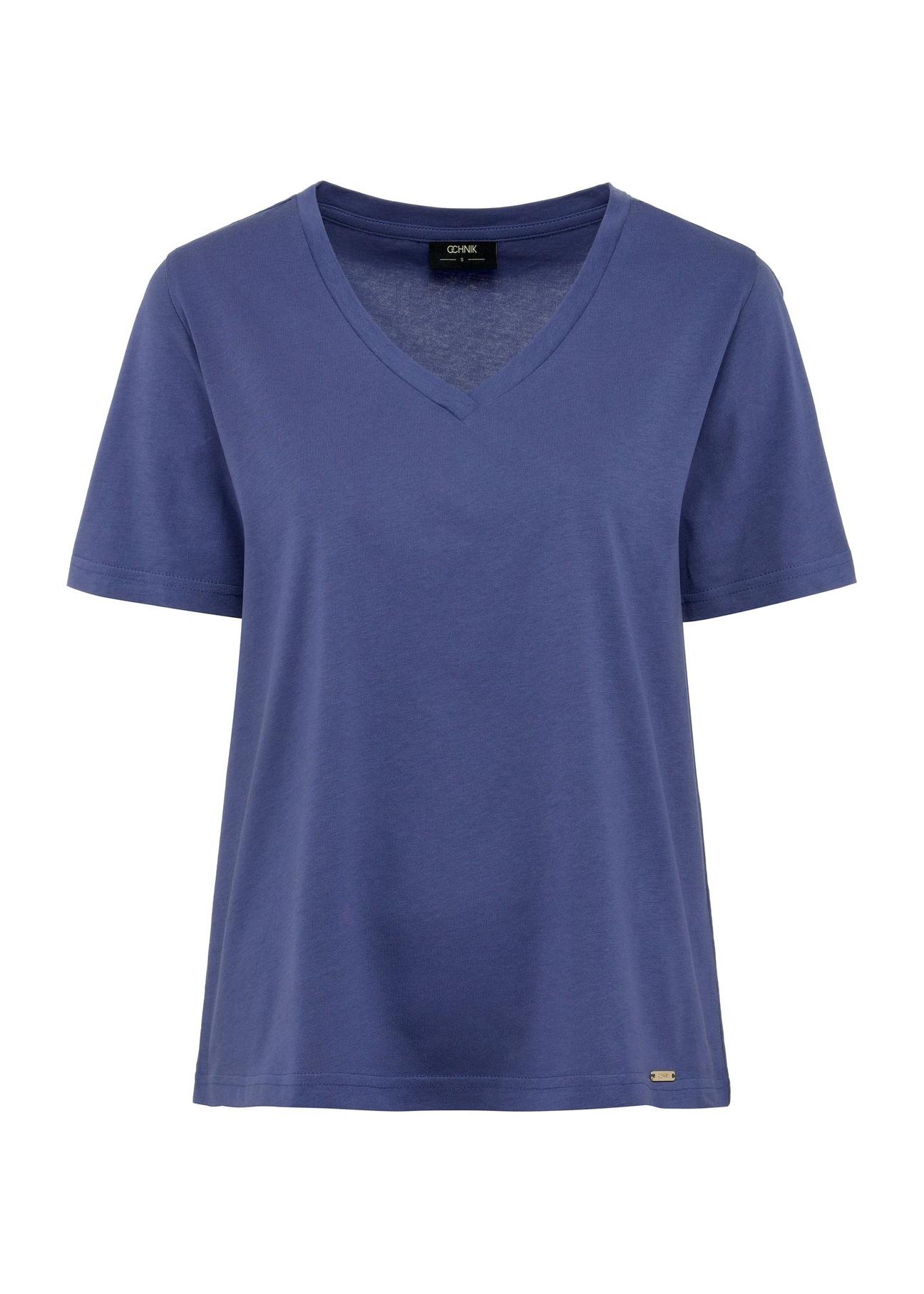 Blue basic women's t-shirt TSHDT-0120-61(W25)