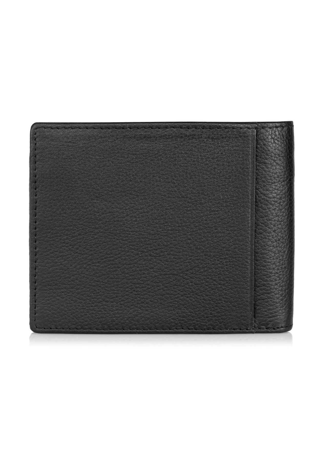 Men's leather wallet with embossing PORMS-0514A-99(W23)-03