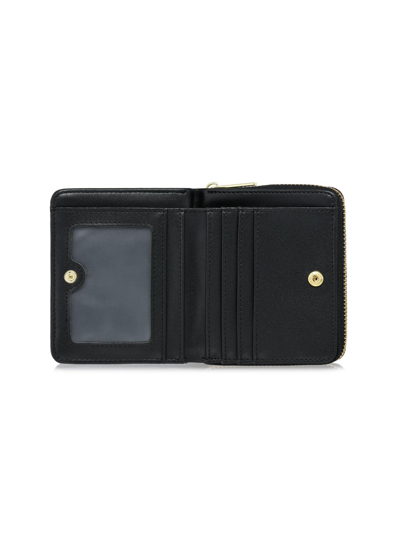 Black medium women's wallet POREC-0399-99(Z24)-04