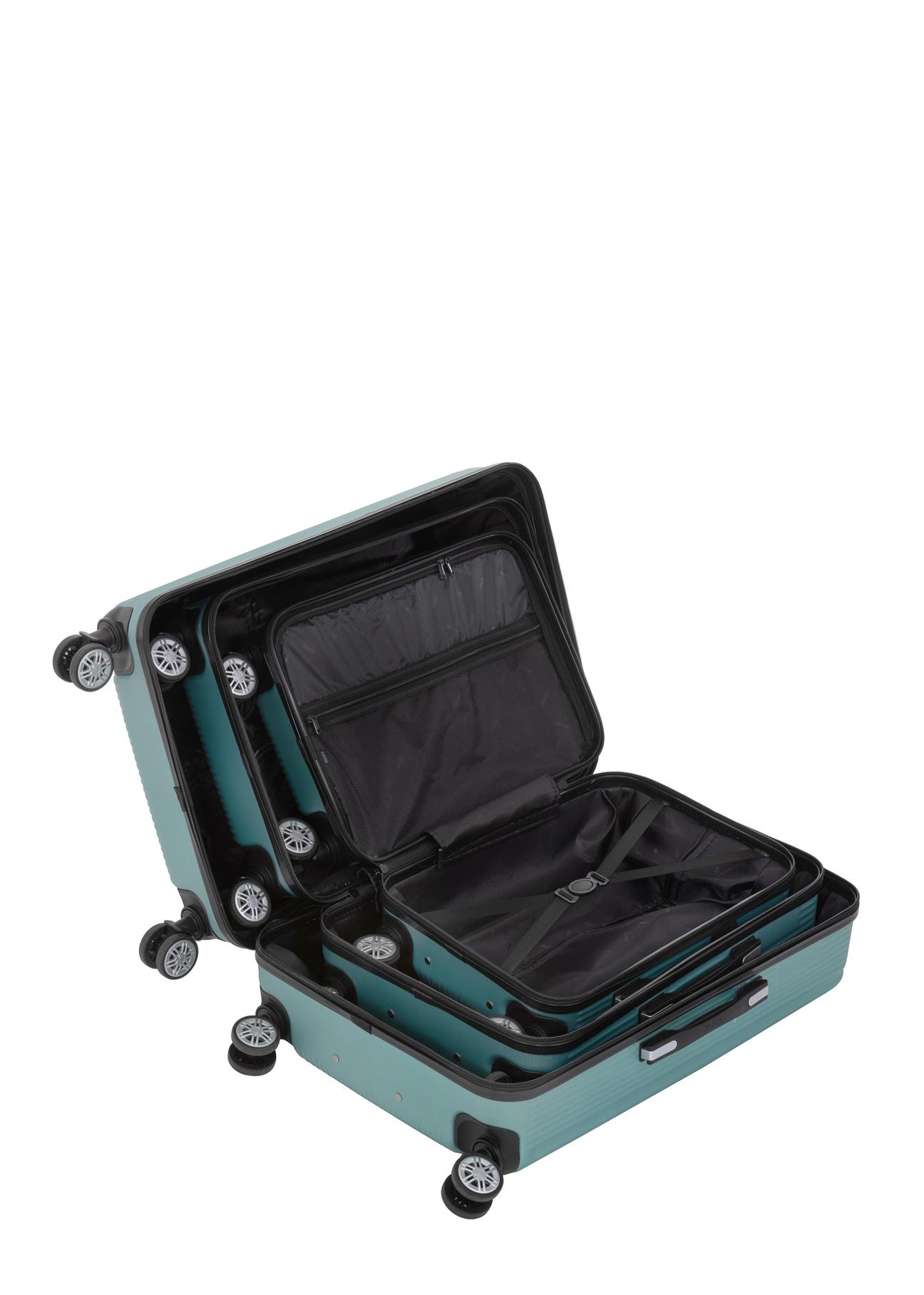 Set of suitcases on wheels 19"/24"/28" WALAB-0053-63(W24)-11