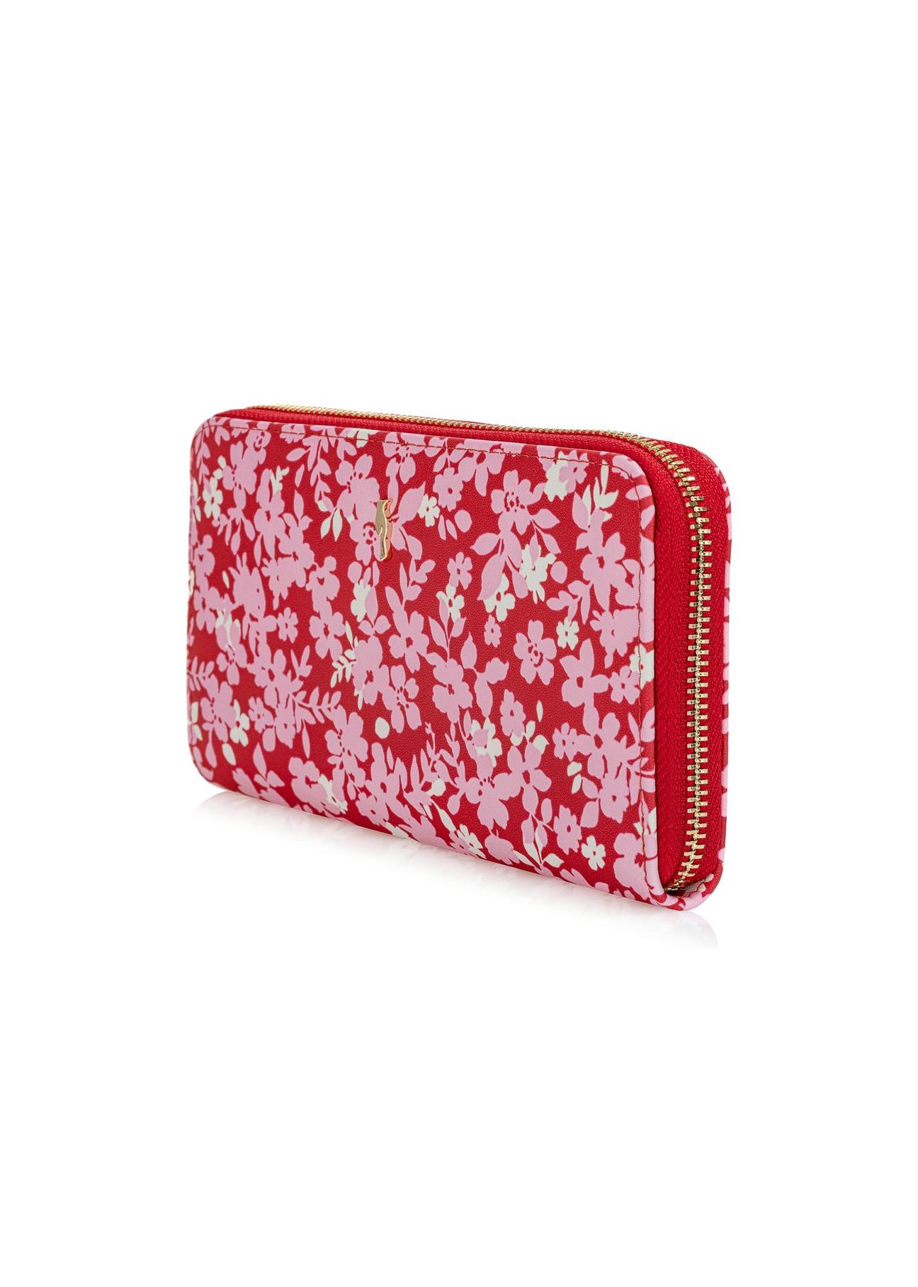 Large women's wallet in floral pattern POREC-0372-15(W24)-02