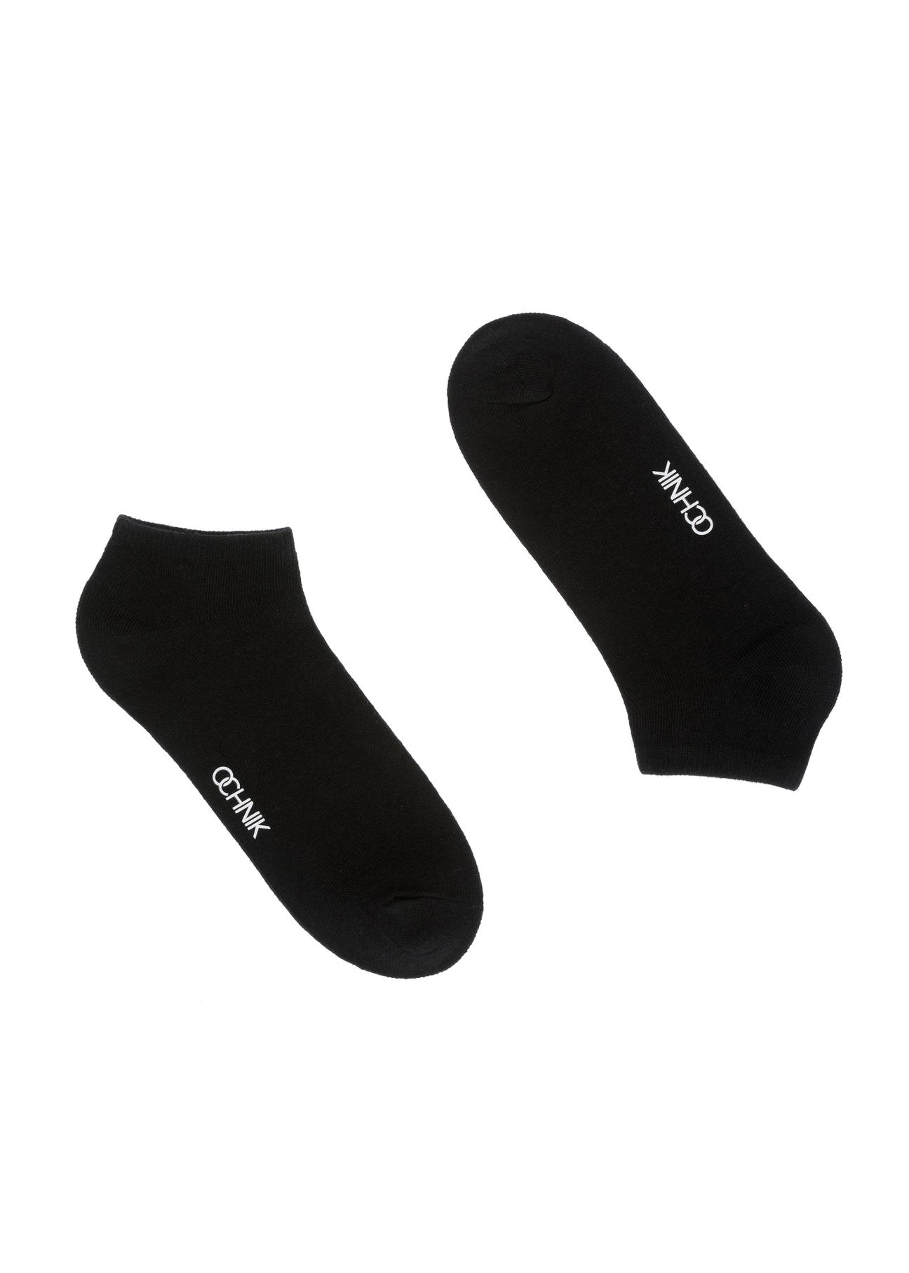 Women's short black socks SKADT-0053A-99(W24)-01