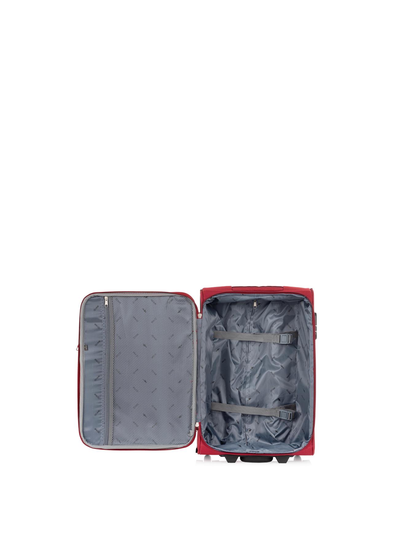 Small suitcase on wheels WALNY-0033-42-19(W24)-04