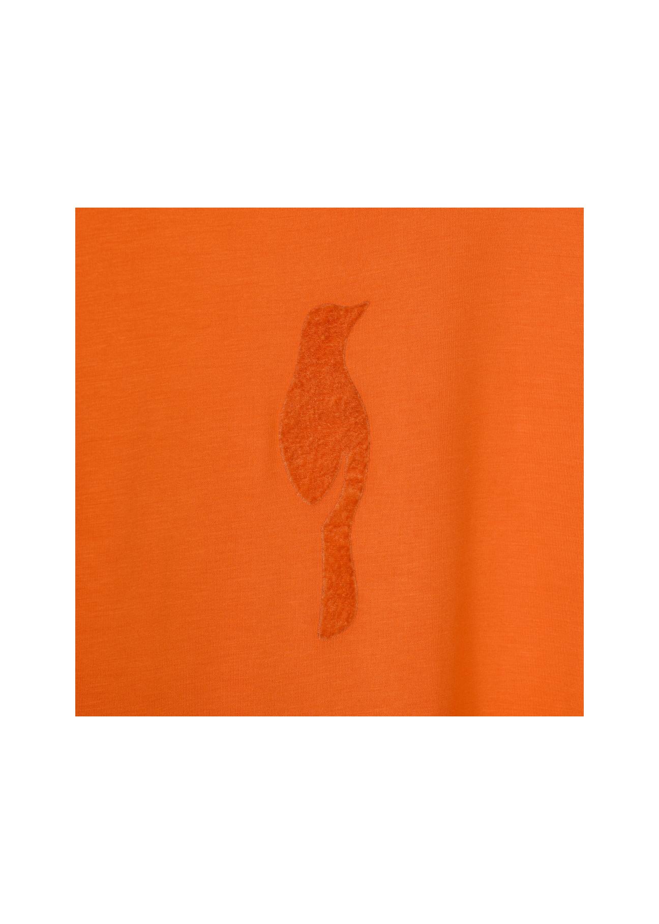 Orange Women's T-shirt with oriole TSHDT-0090-30(W22)-04