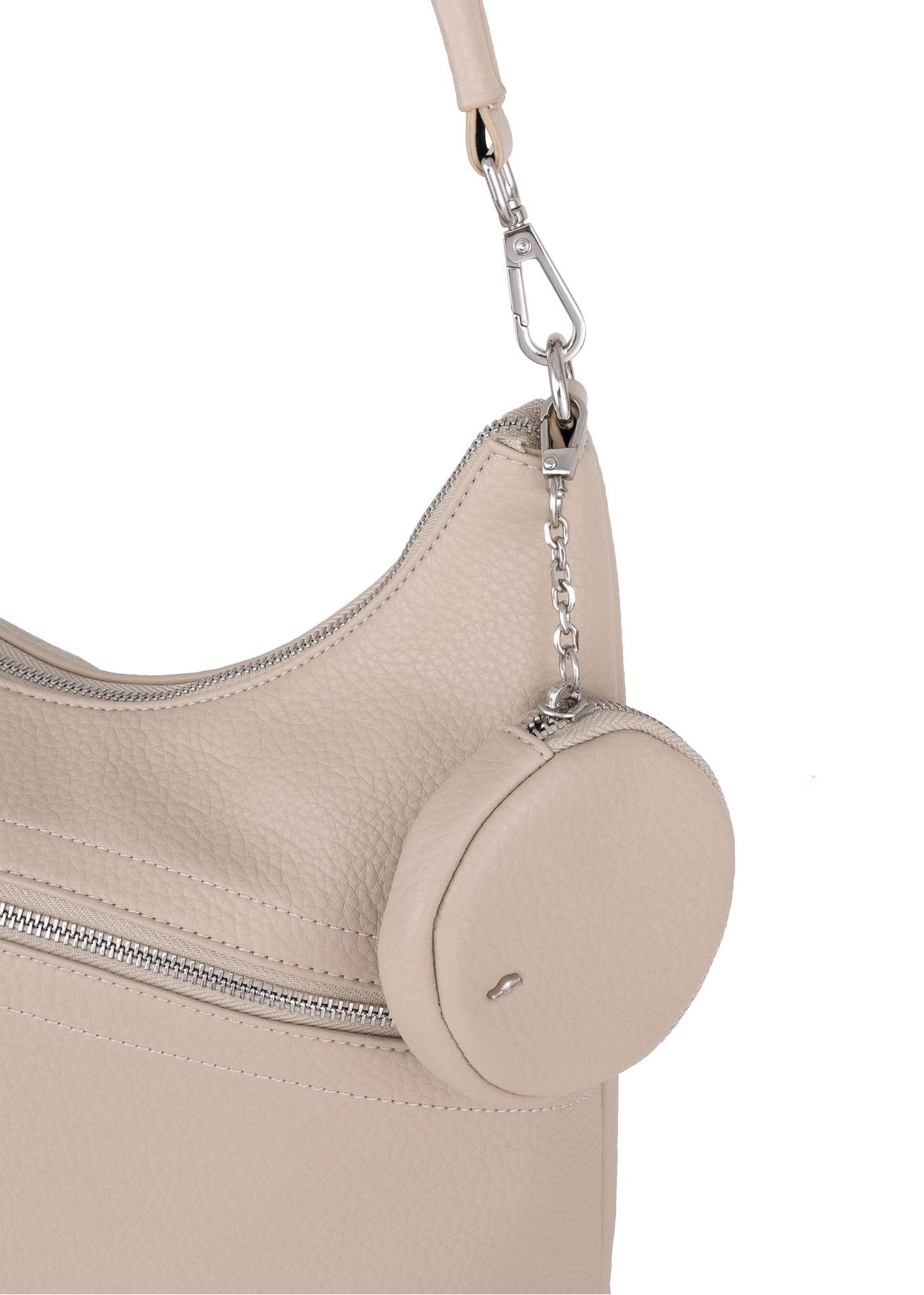 Cream purse with purse TOREC-0886-12(W24)-08