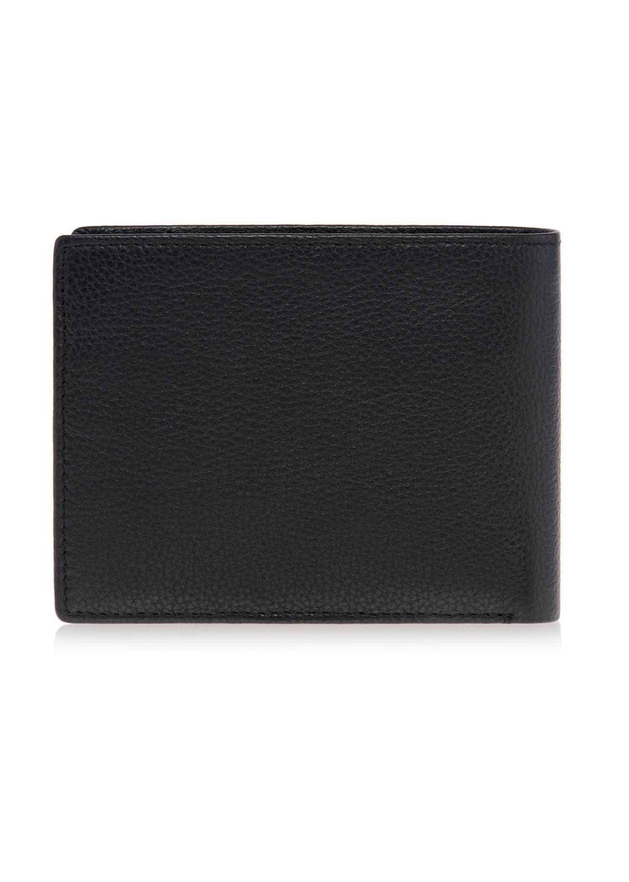 Men's leather wallet with embossing PORMS-0011A-99(W23)-04