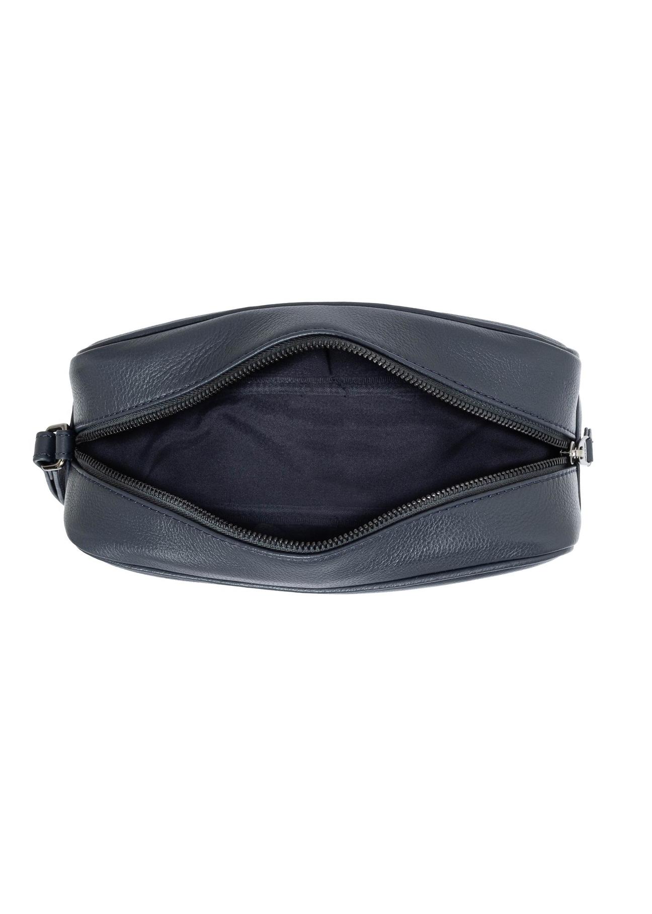 Navy blue leather men's cosmetic bag TORMS-0182D-69(W25)-05