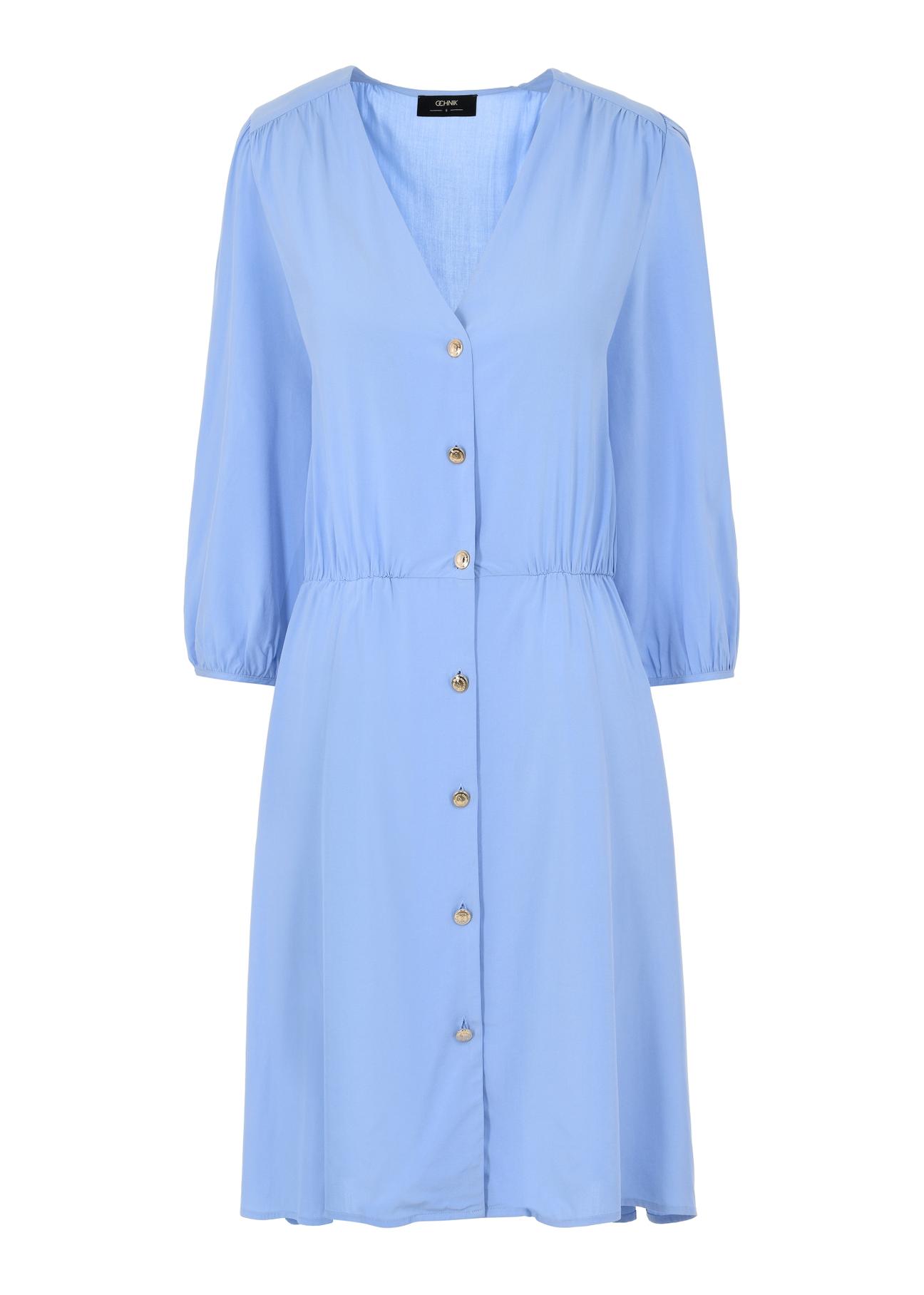 Blue airy dress SUKDT-0186-61(W24)-04