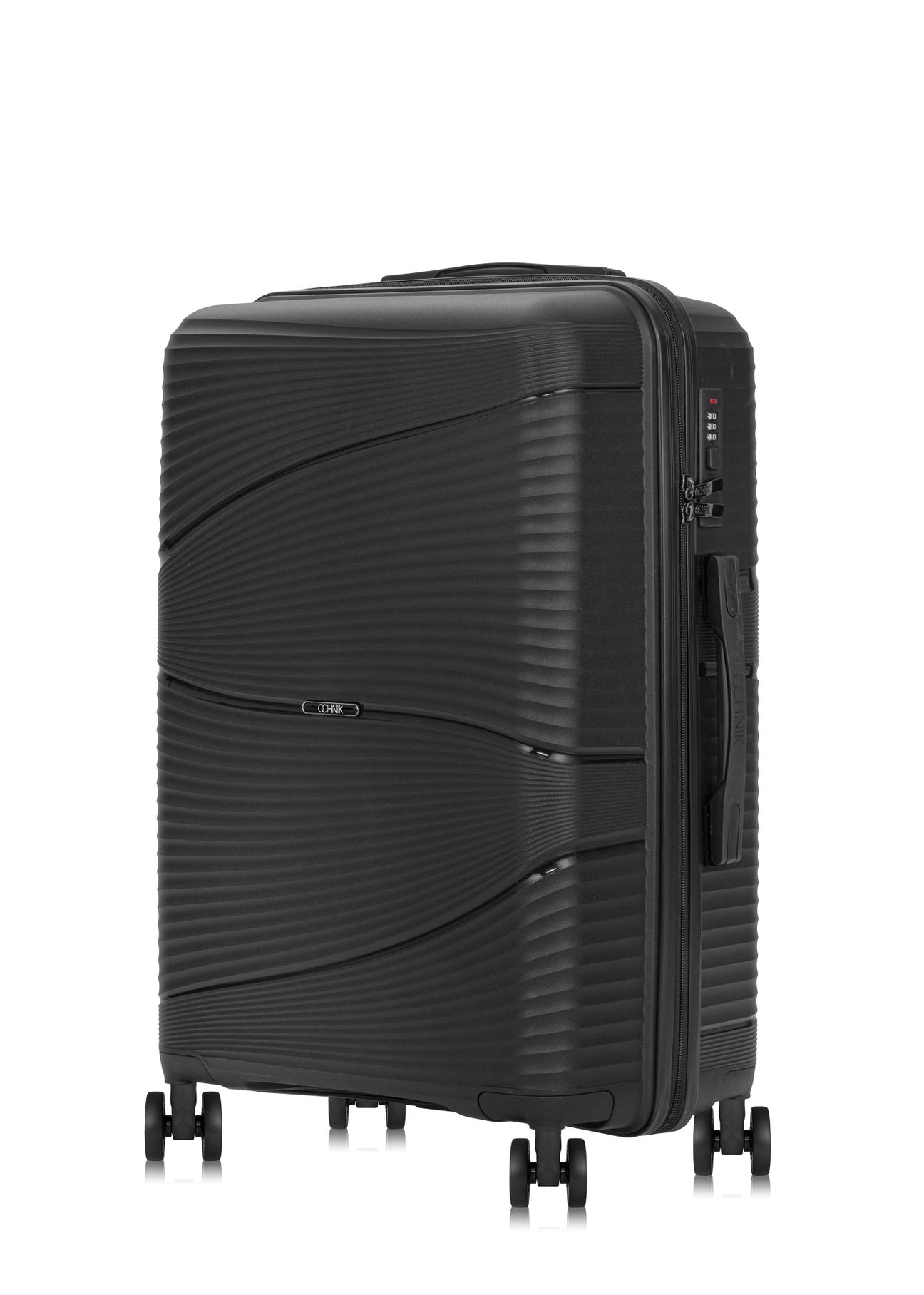 Medium suitcase on wheels WALPP-0021-99-24(W24)-05