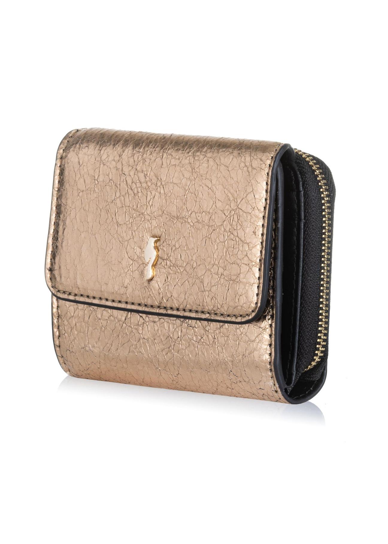 Women's small gold wallet PORES-0802C-28(W23)-02