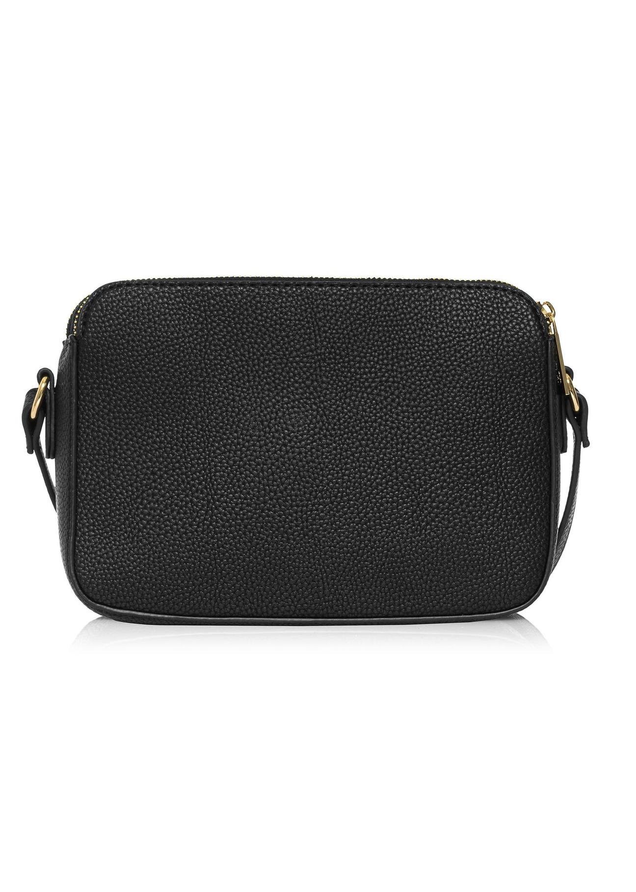 Black women's handbag with strap TOREC-0830A-99(W25)-03