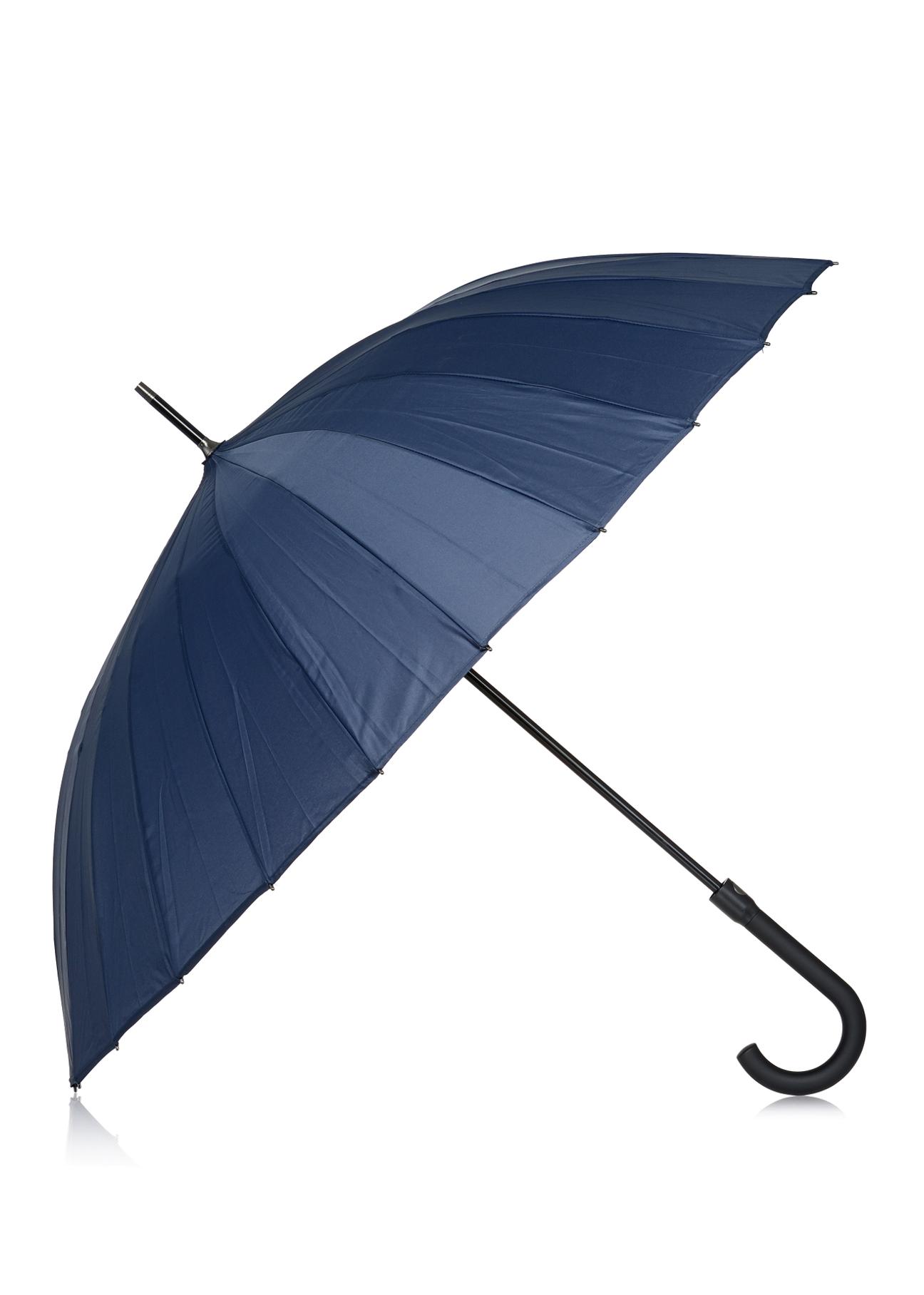 Navy blue large men's umbrella PARSM-0010-69(W24)-01