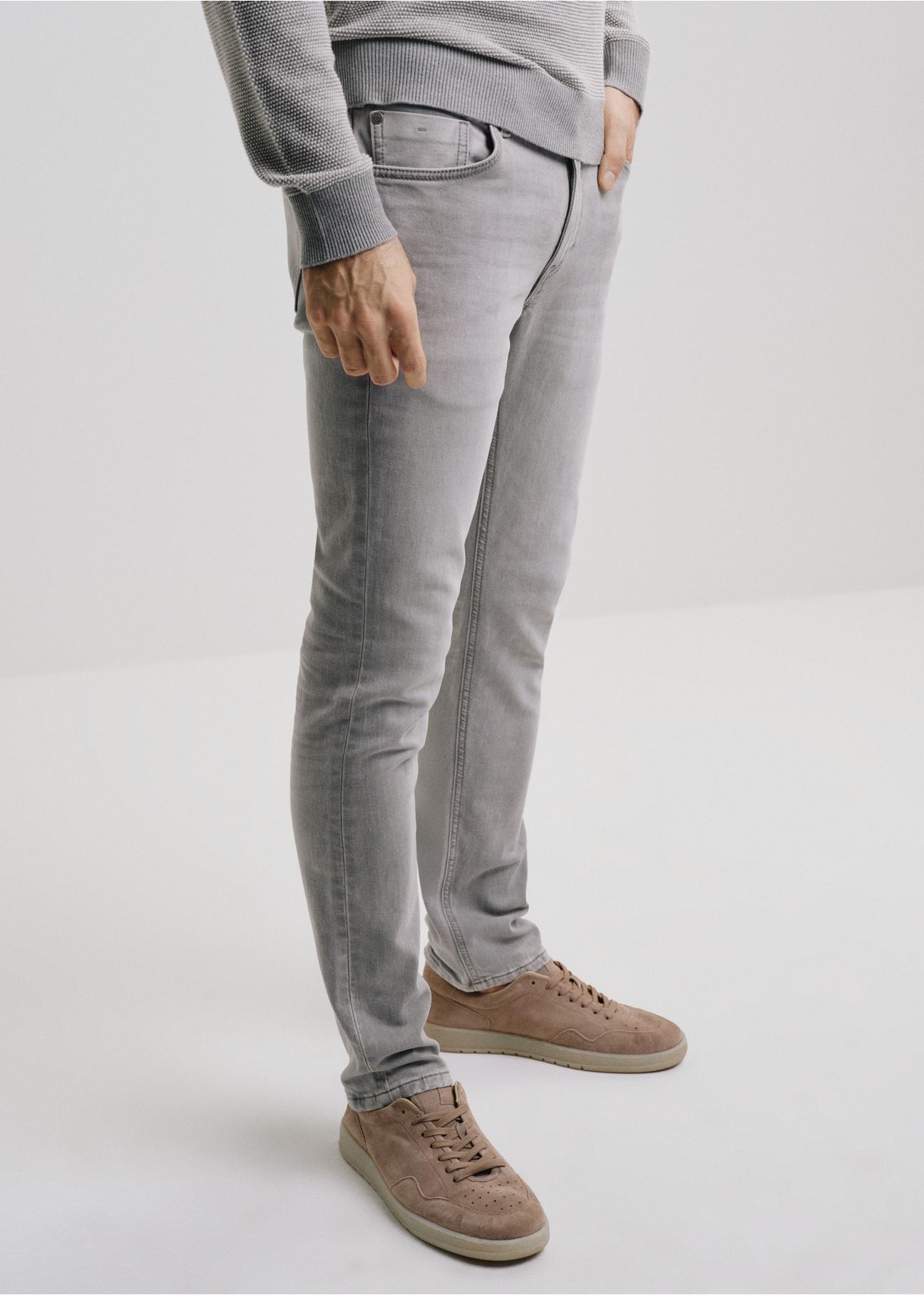 Men's grey denim pants JEAMT-0021-91(W24)-01