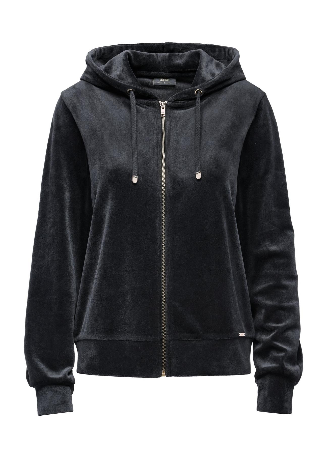 Black women's hoodie BLZDT-0103-99(Z24)-01