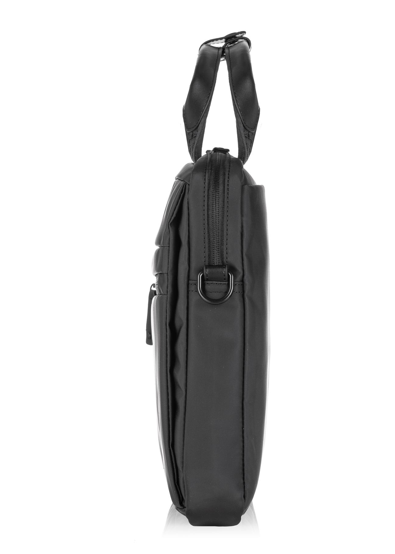 Black men's bag with handle TORMN-0203A-99(W23)-03