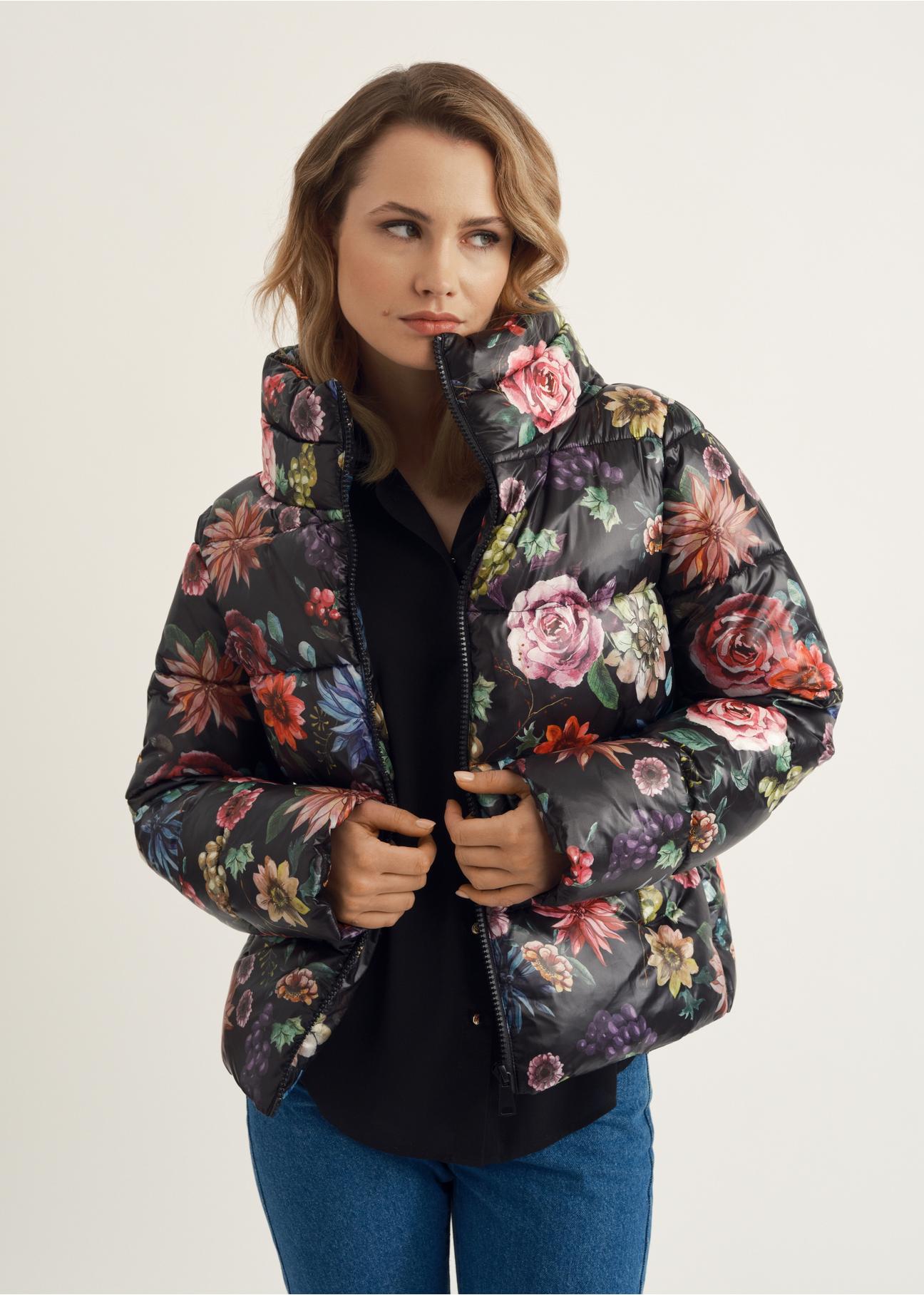 Women's colorful winter jacket KURDT-0486-98(Z23)-03