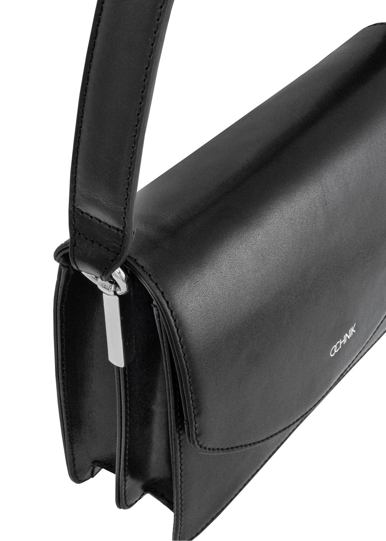 Women's black leather handbag TORES-1059-99(Z24)-06