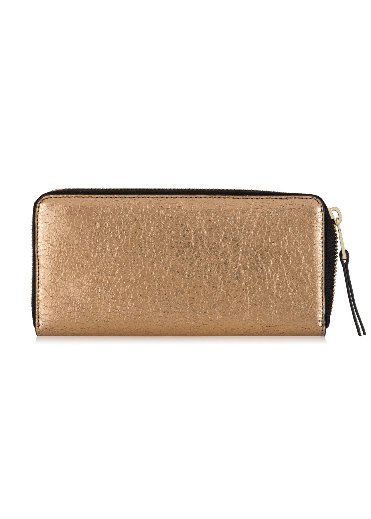 Large gold women's wallet PORES-0875-28(Z23)-03