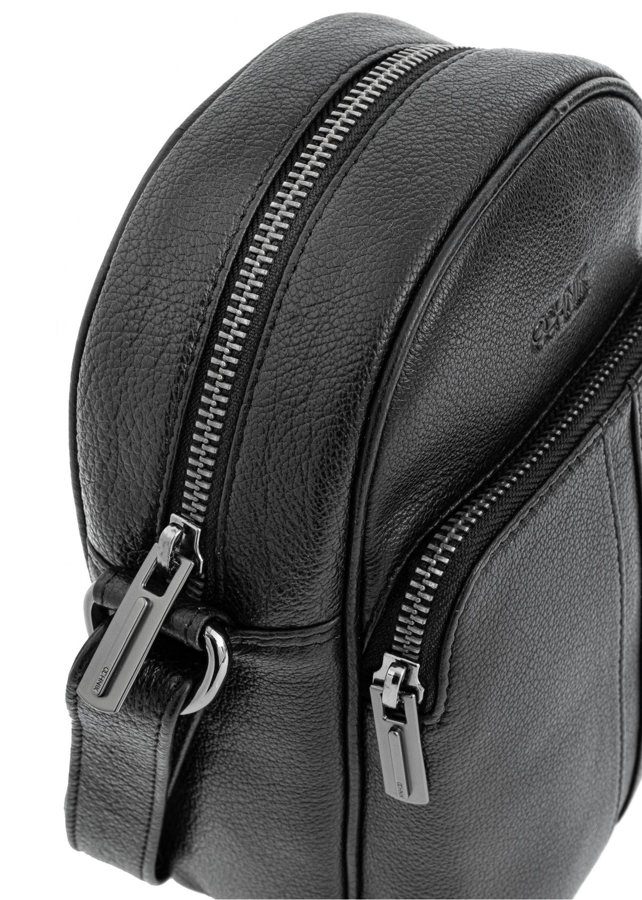 Black leather men's bag TORMS-0454-99(W25)-06