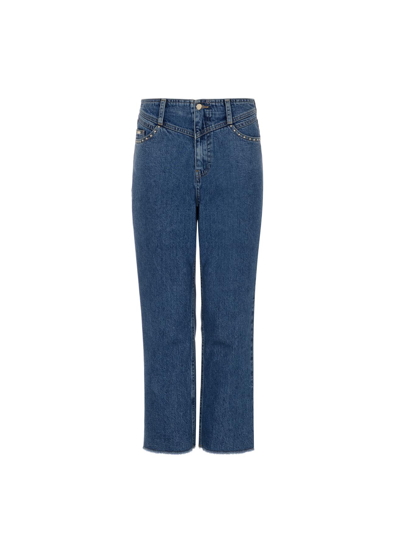 Women's high-waisted jeans SPODT-0066-61(W22)-03