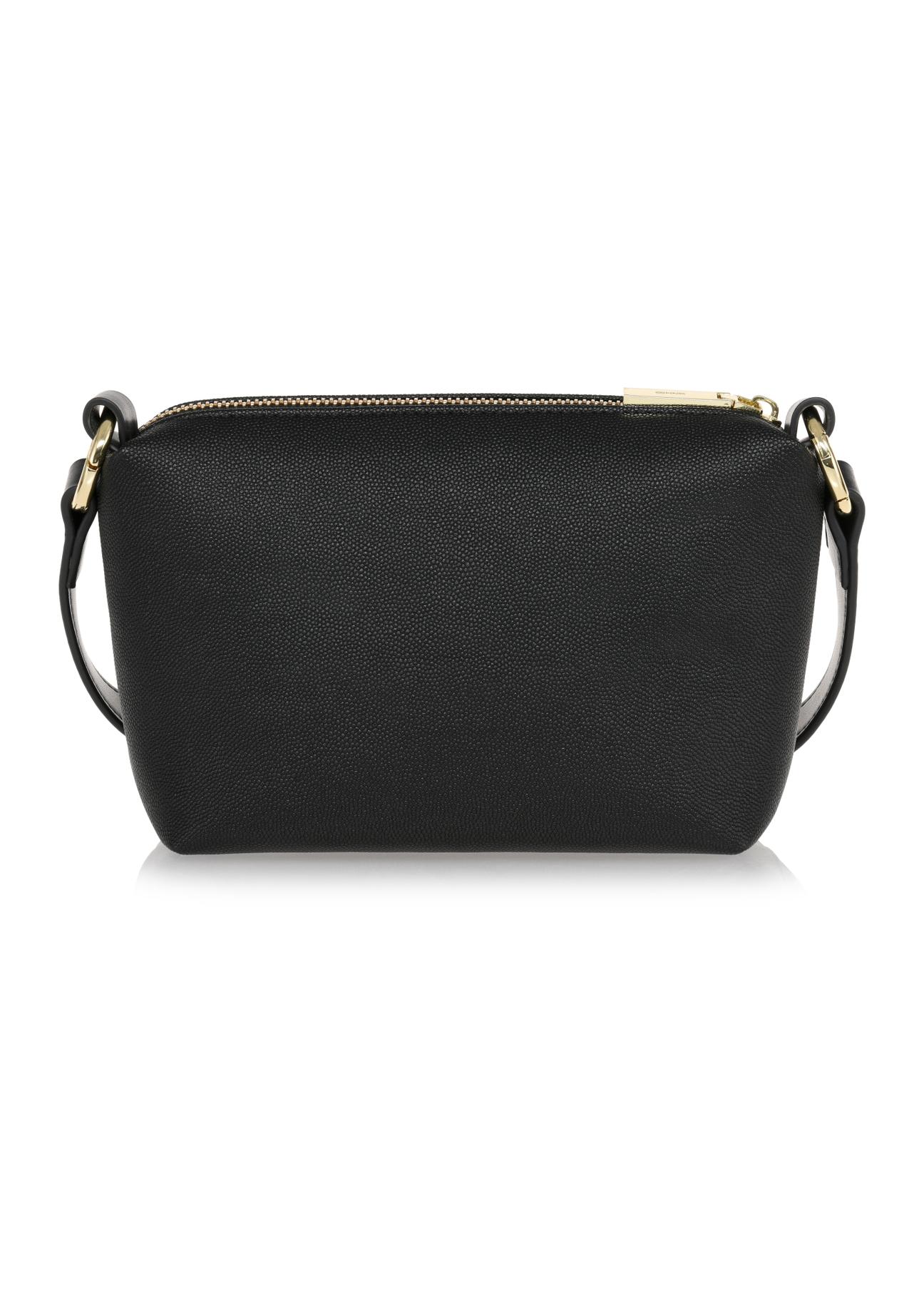 Small black unpadded handbag for women TOREC-0882-99(W24)-04