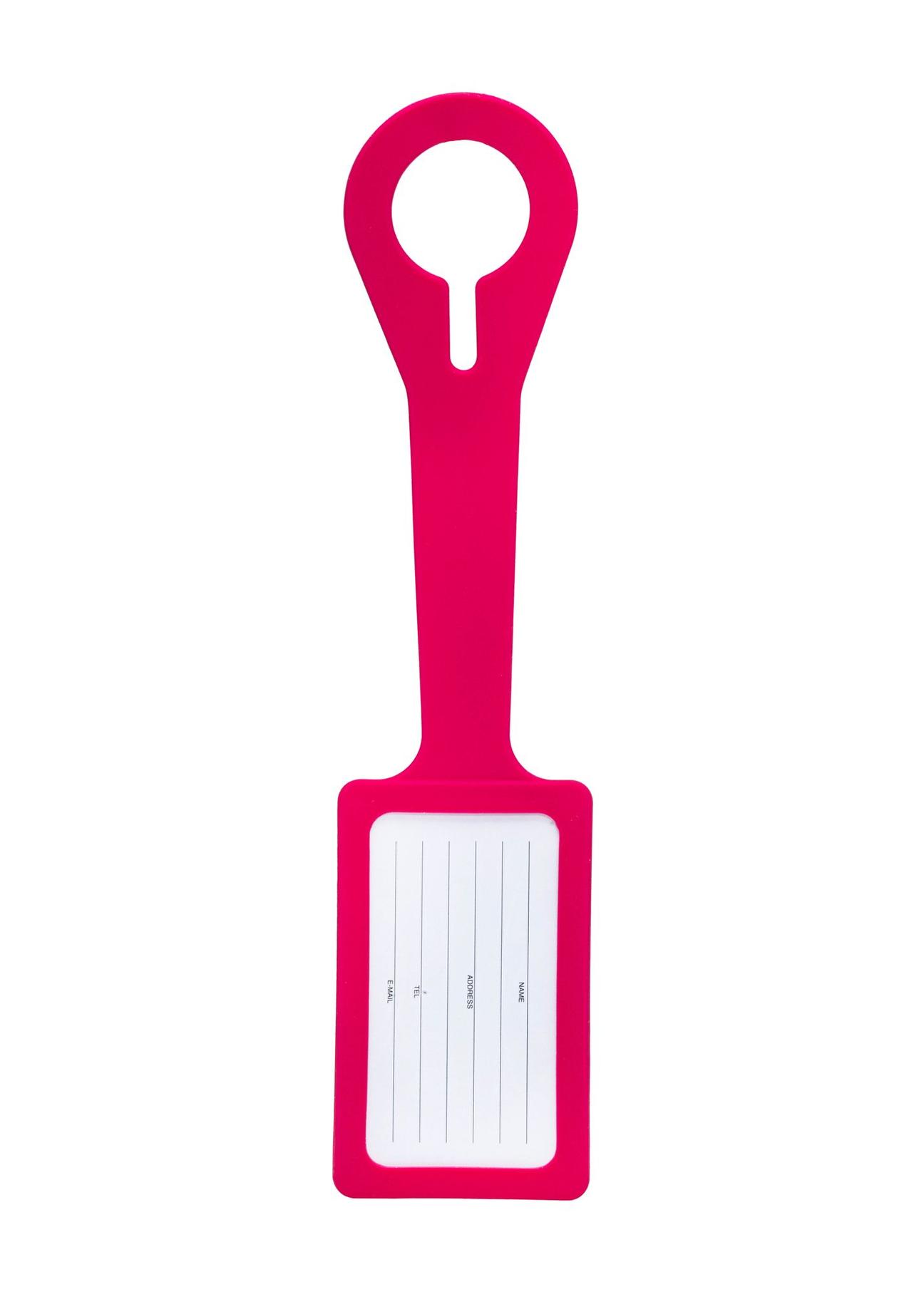 Pink luggage tag AW-005-0022-31(W24)-04