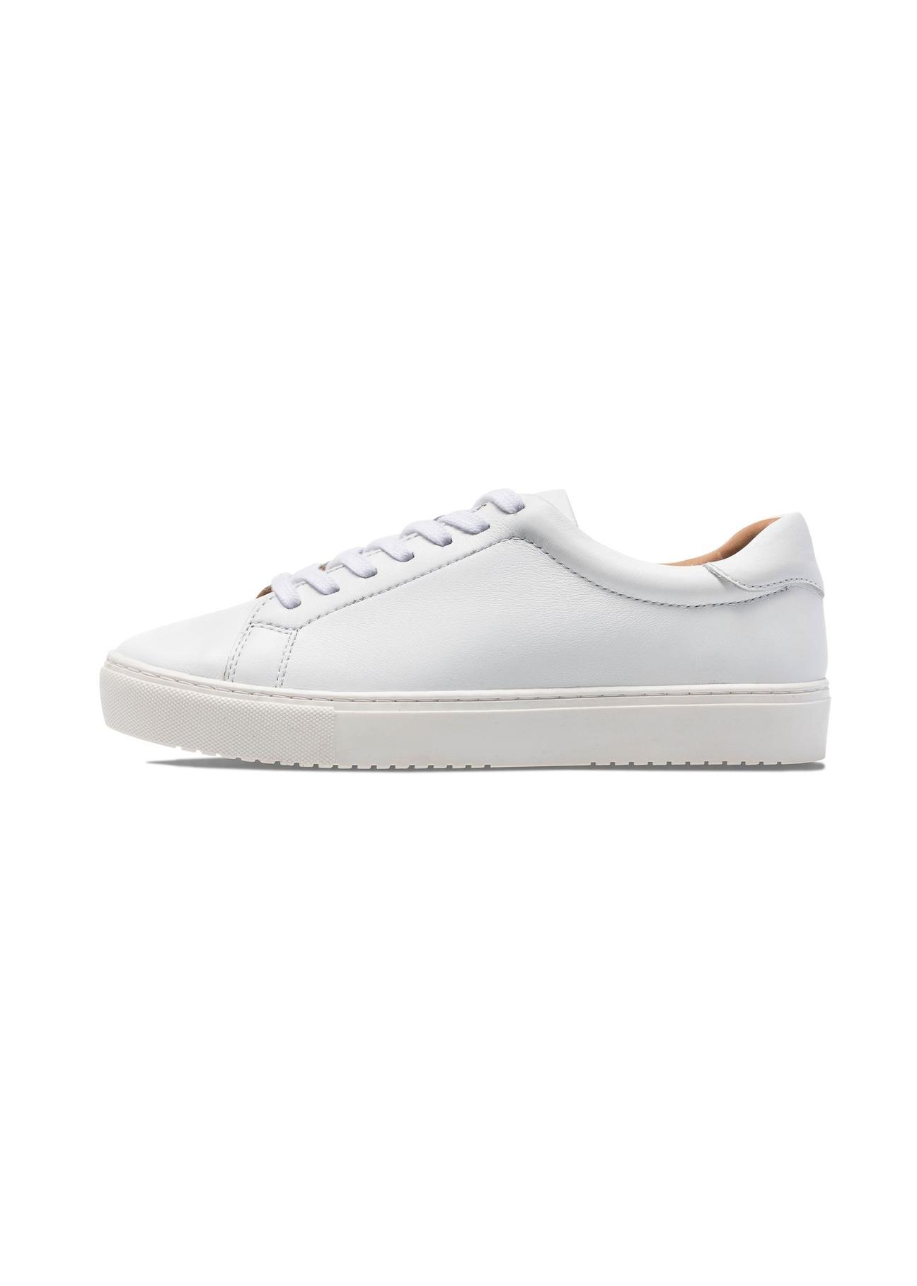 White leather sports shoes BUTYM-0503-11(W25)-08