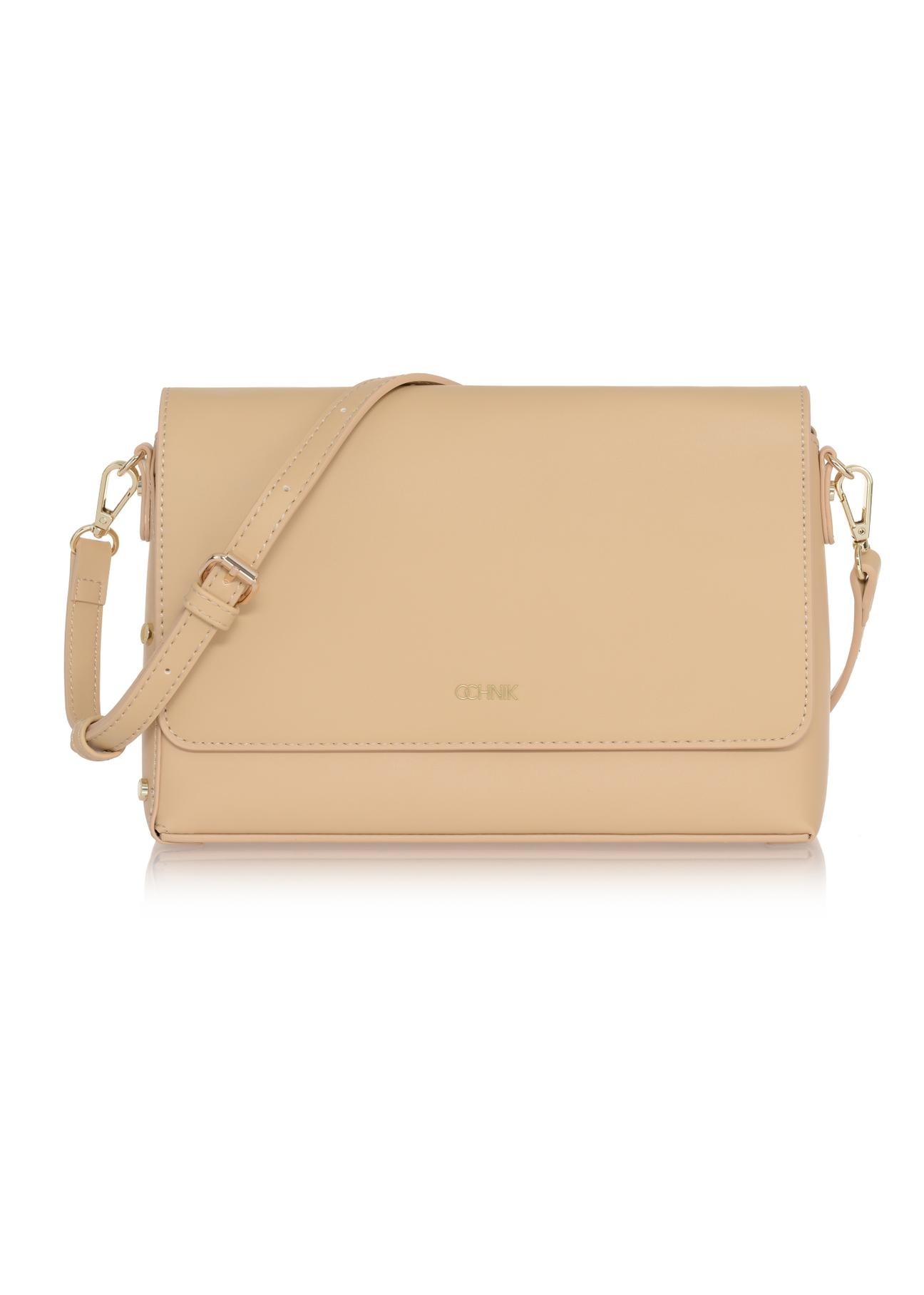 Beige women's postbag TOREC-0327C-81(Z23)-01