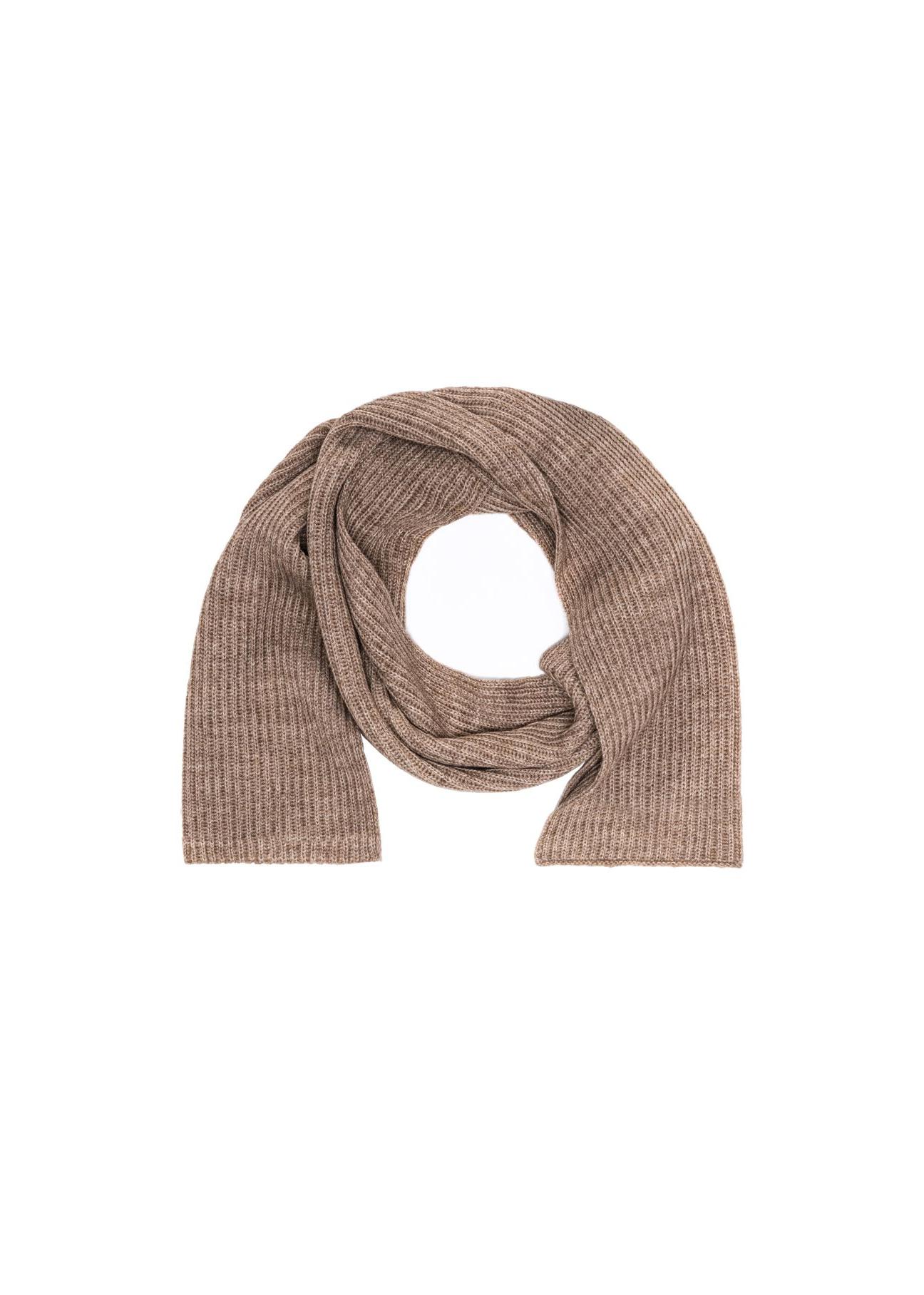 Beige women's cap and scarf set ZESTD-0001-81(Z24)-03