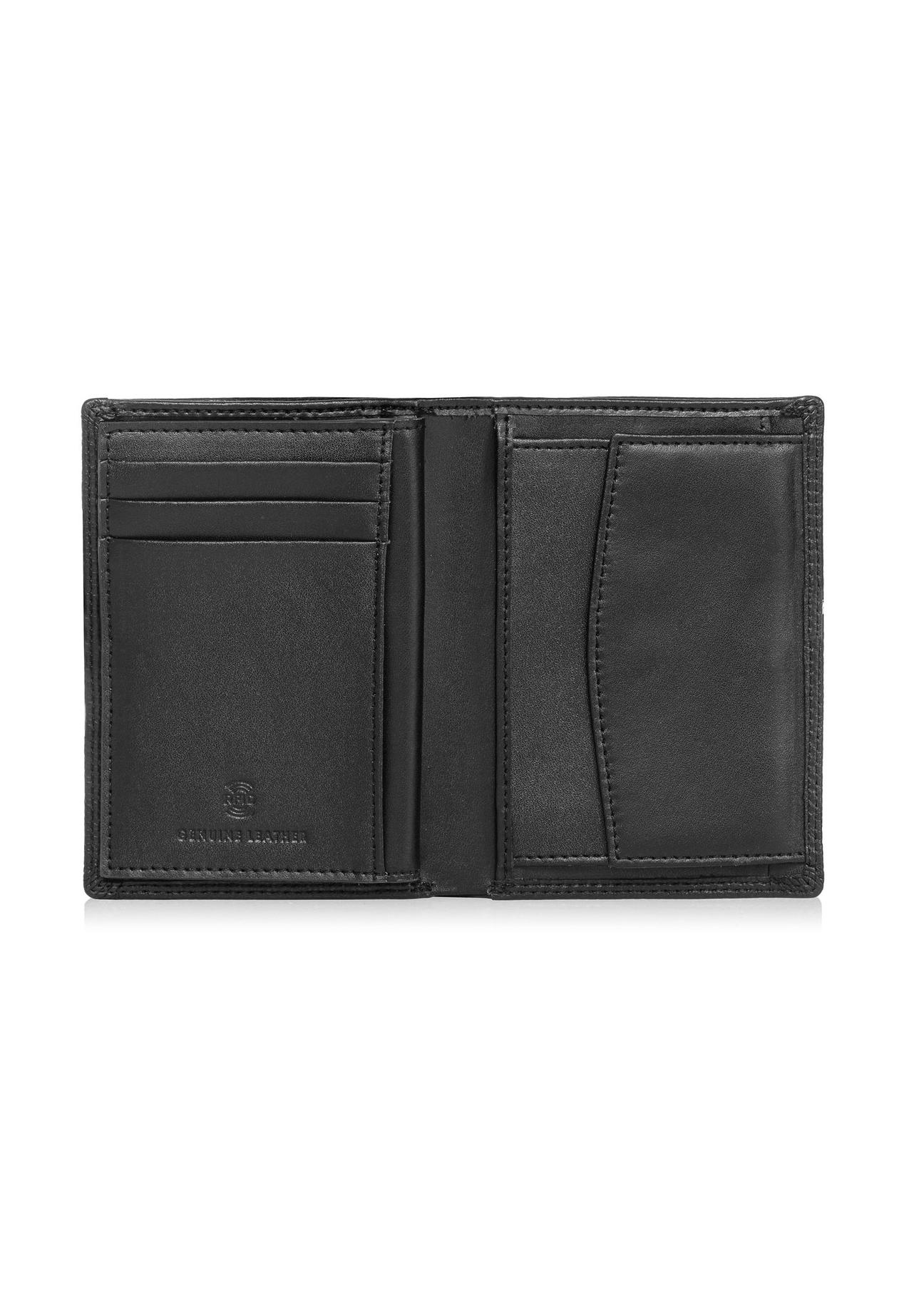 Men's grained leather wallet PORMS-0510-99(Z24)-04