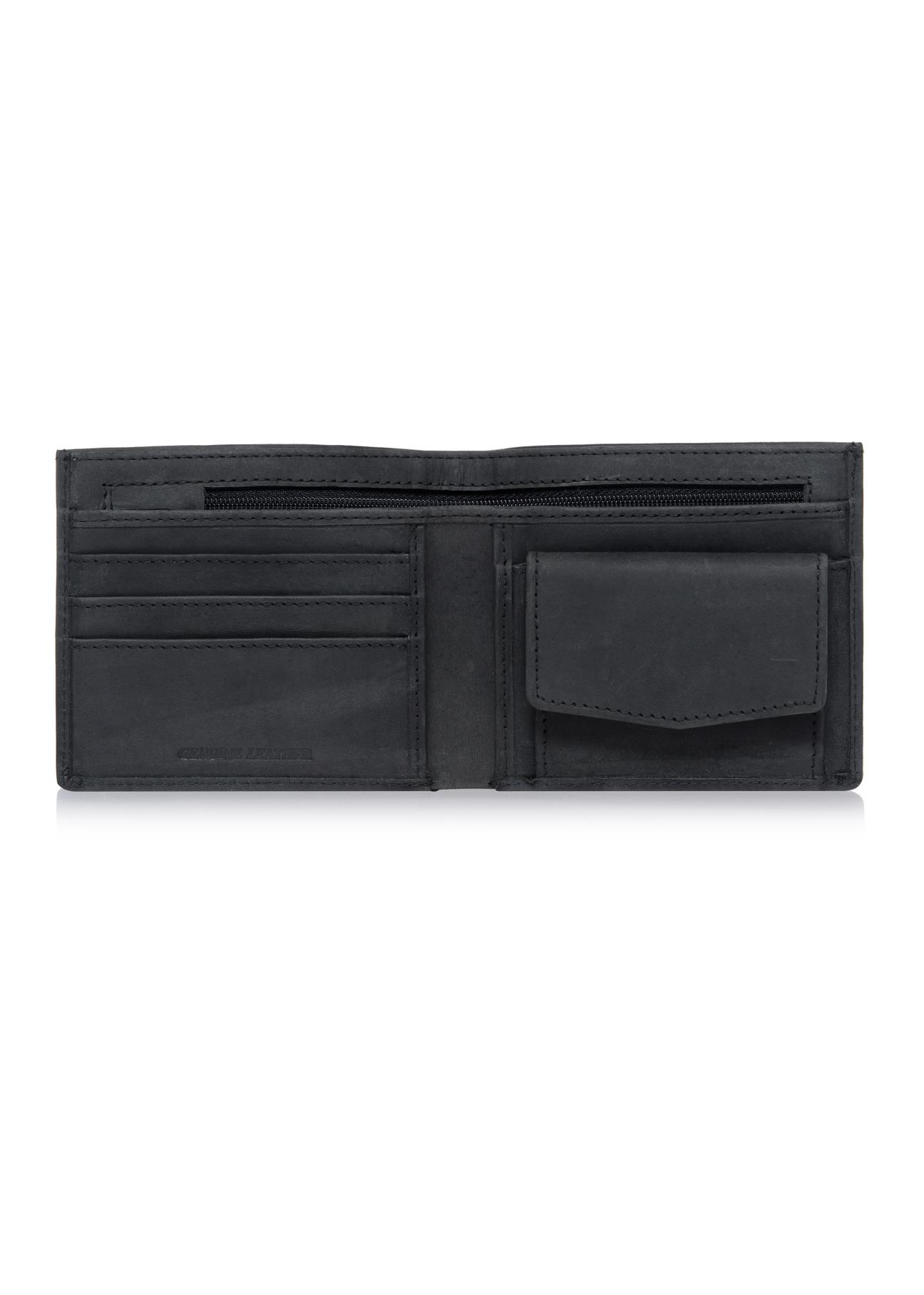 Men's small leather wallet PORMS-0544-99(W23)-04