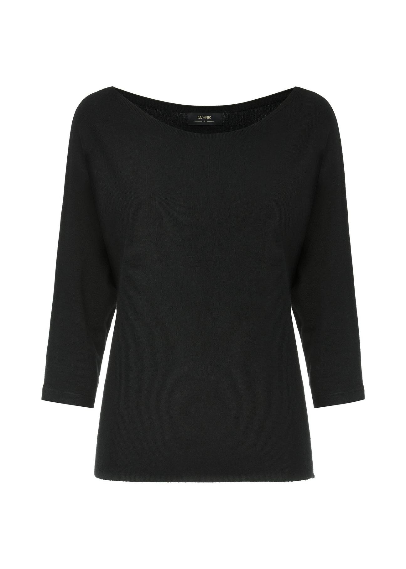 Black women's blouse BLUDT-0178-99(Z24)-01