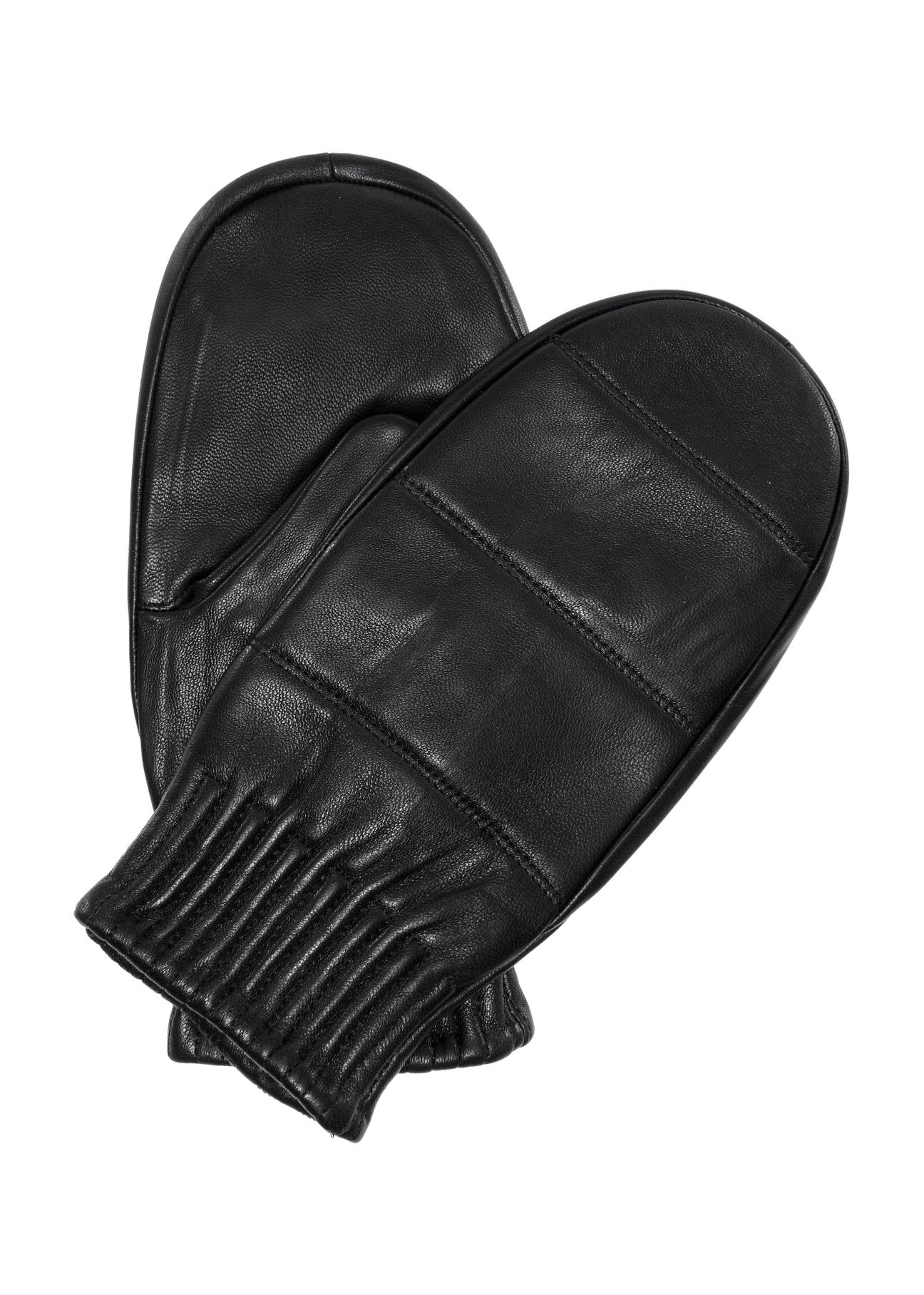 Women's leather gloves with one finger REKDS-0084-99(Z23)-01