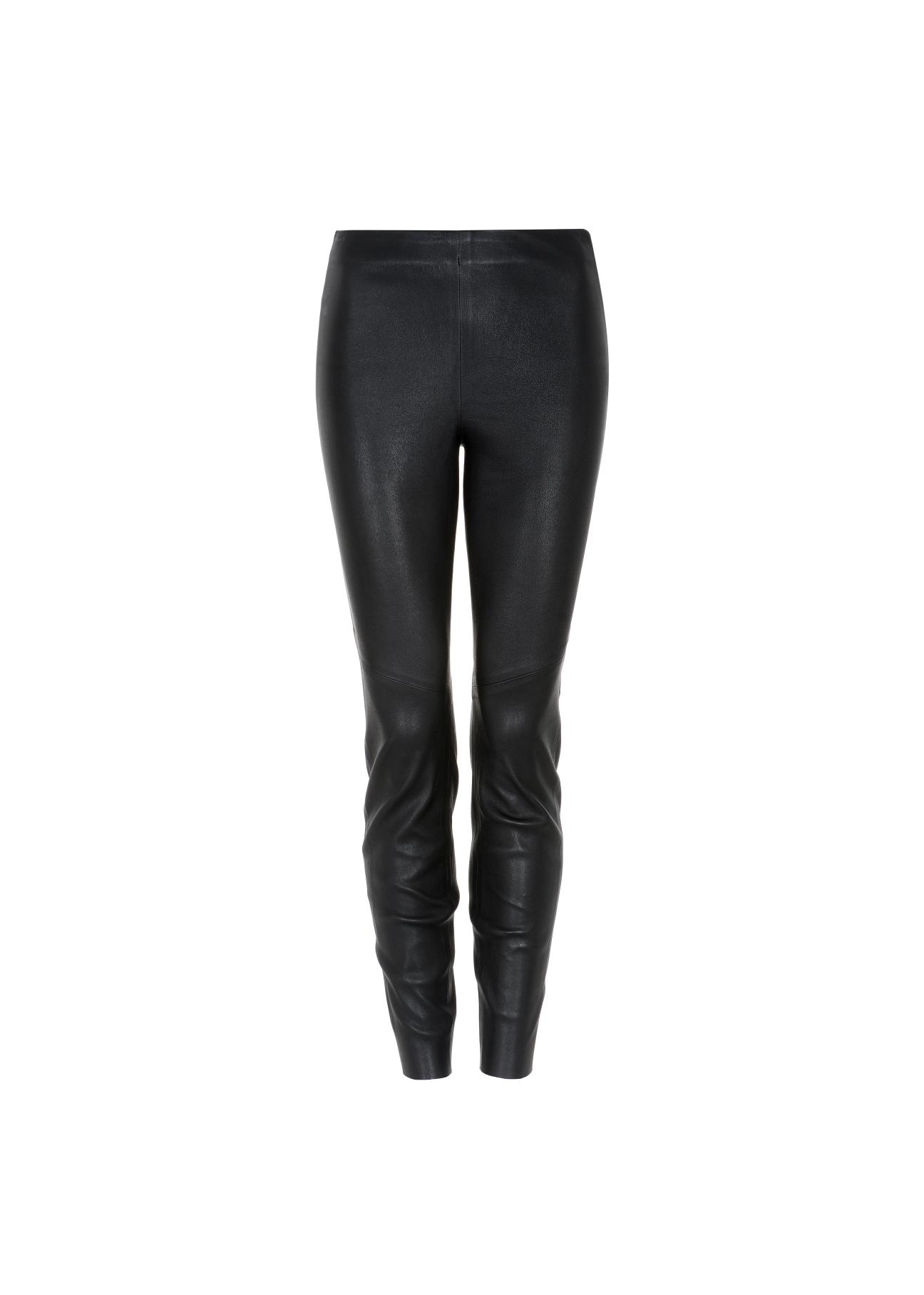 Women's leather leggings SPODS-0030-1236(W22)-02