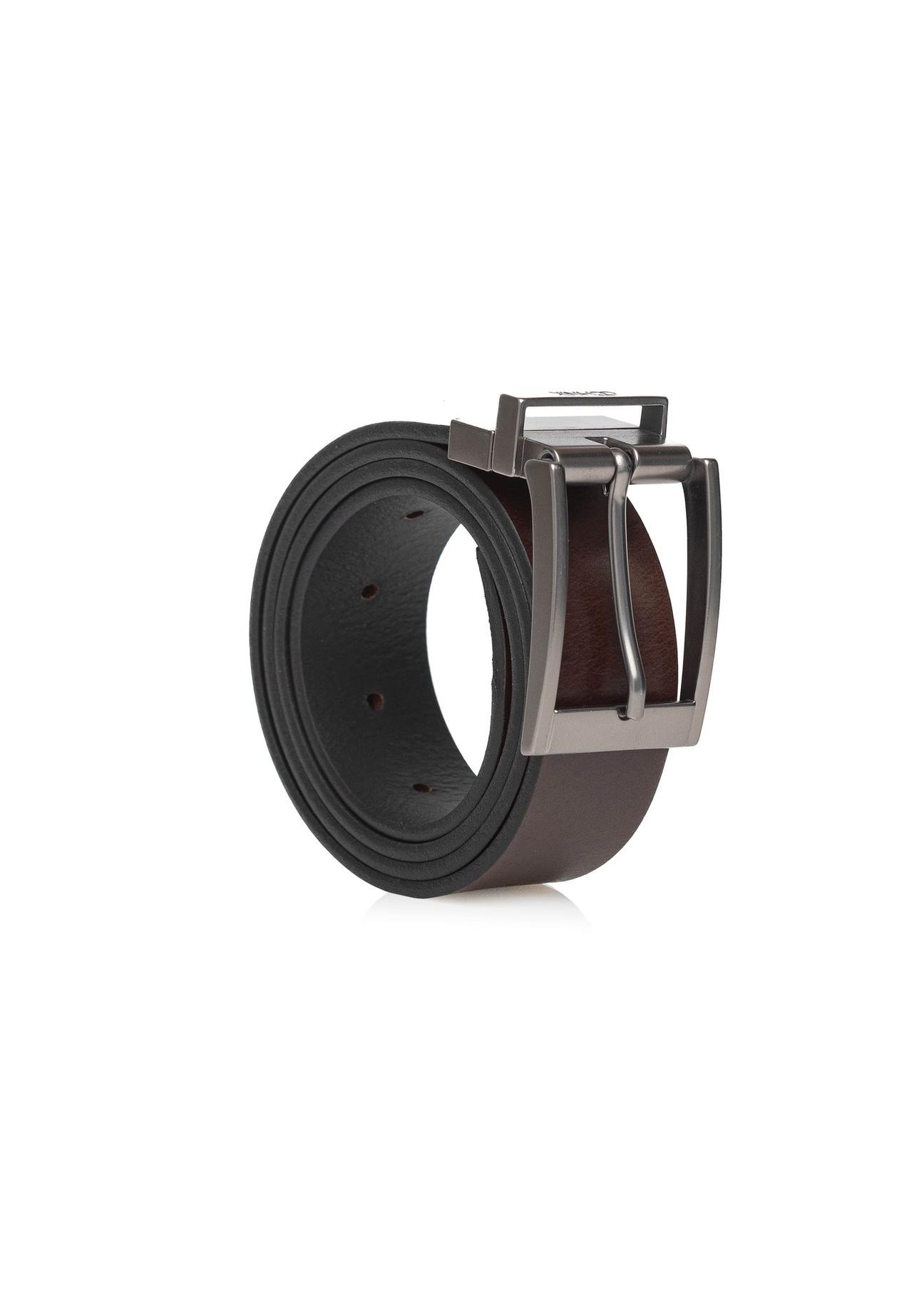 Double-sided leather men's belt PASMS-0167A-98(Z24)