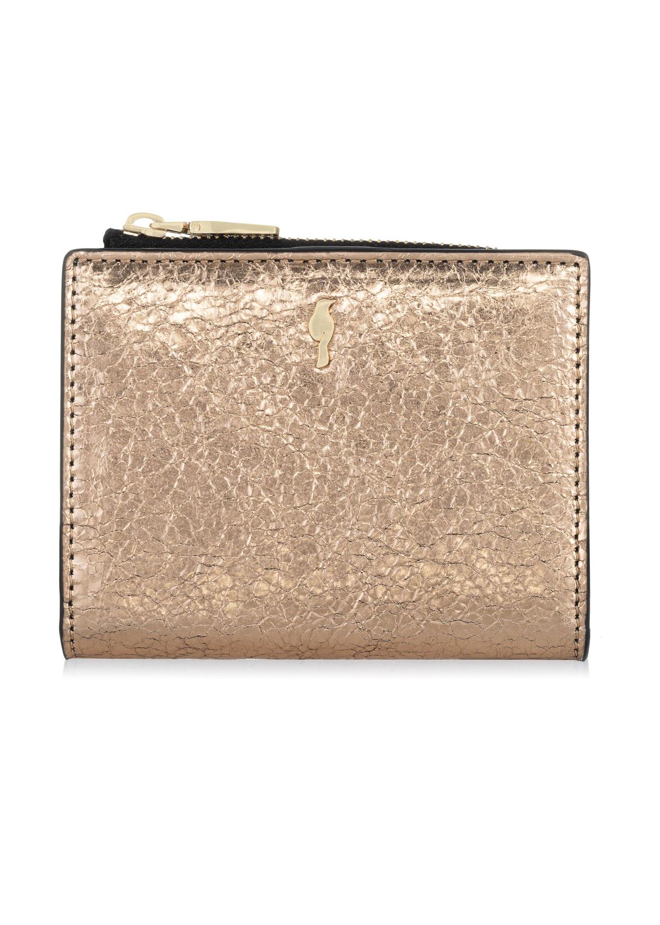 Women's small gold wallet PORES-0842-28(W23)-01