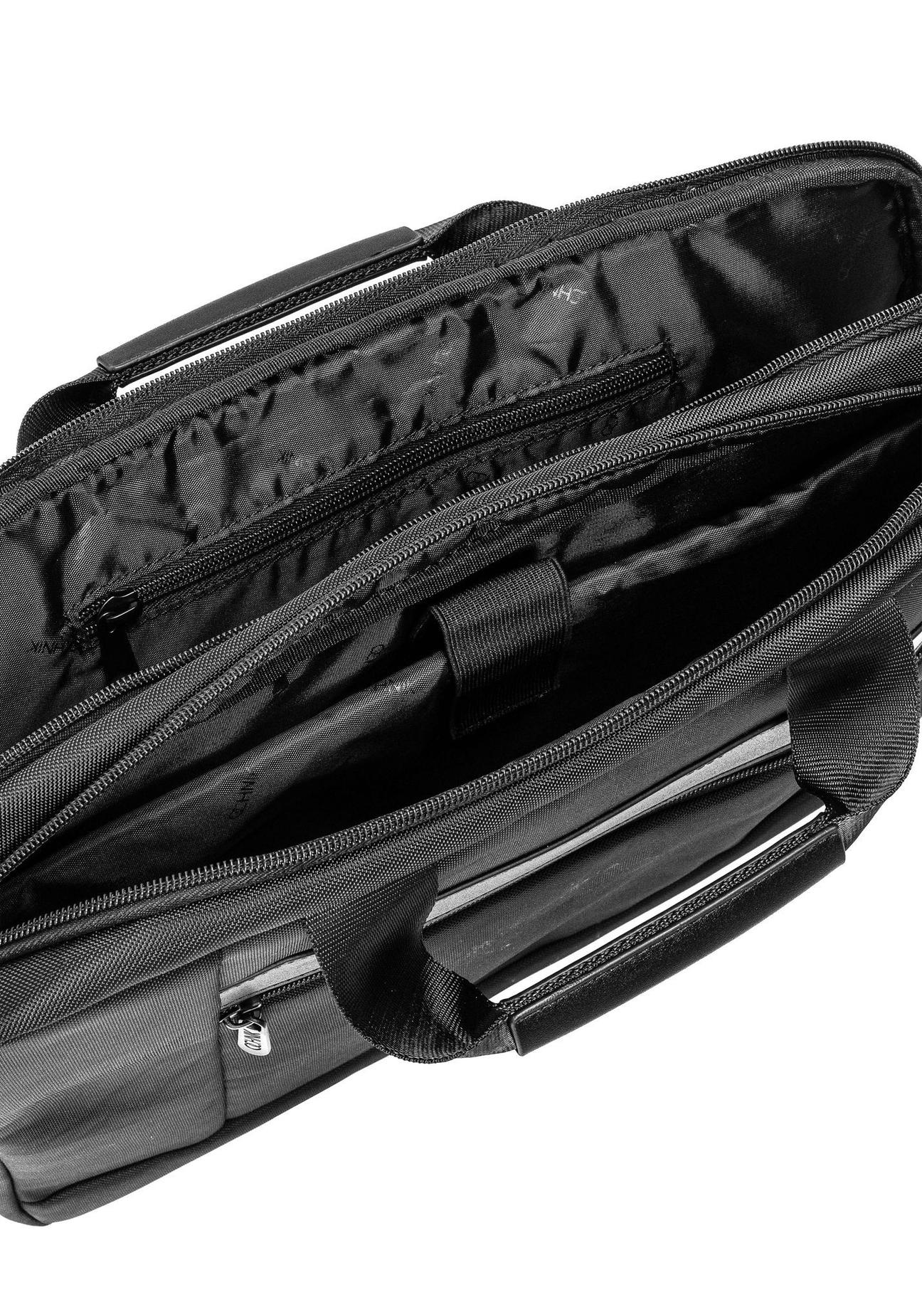 Black laptop bag TORMN-0001C-99(Z24)-06