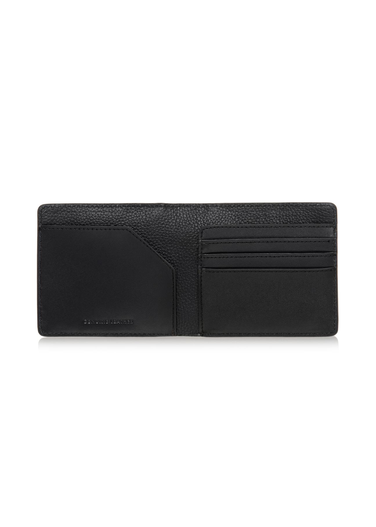 Women's small black wallet PORES-0830-99(W23)-05