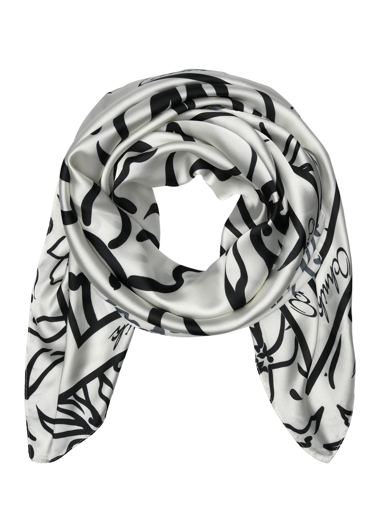 Women's patterned scarf SZADT-0191-12(W25)-01