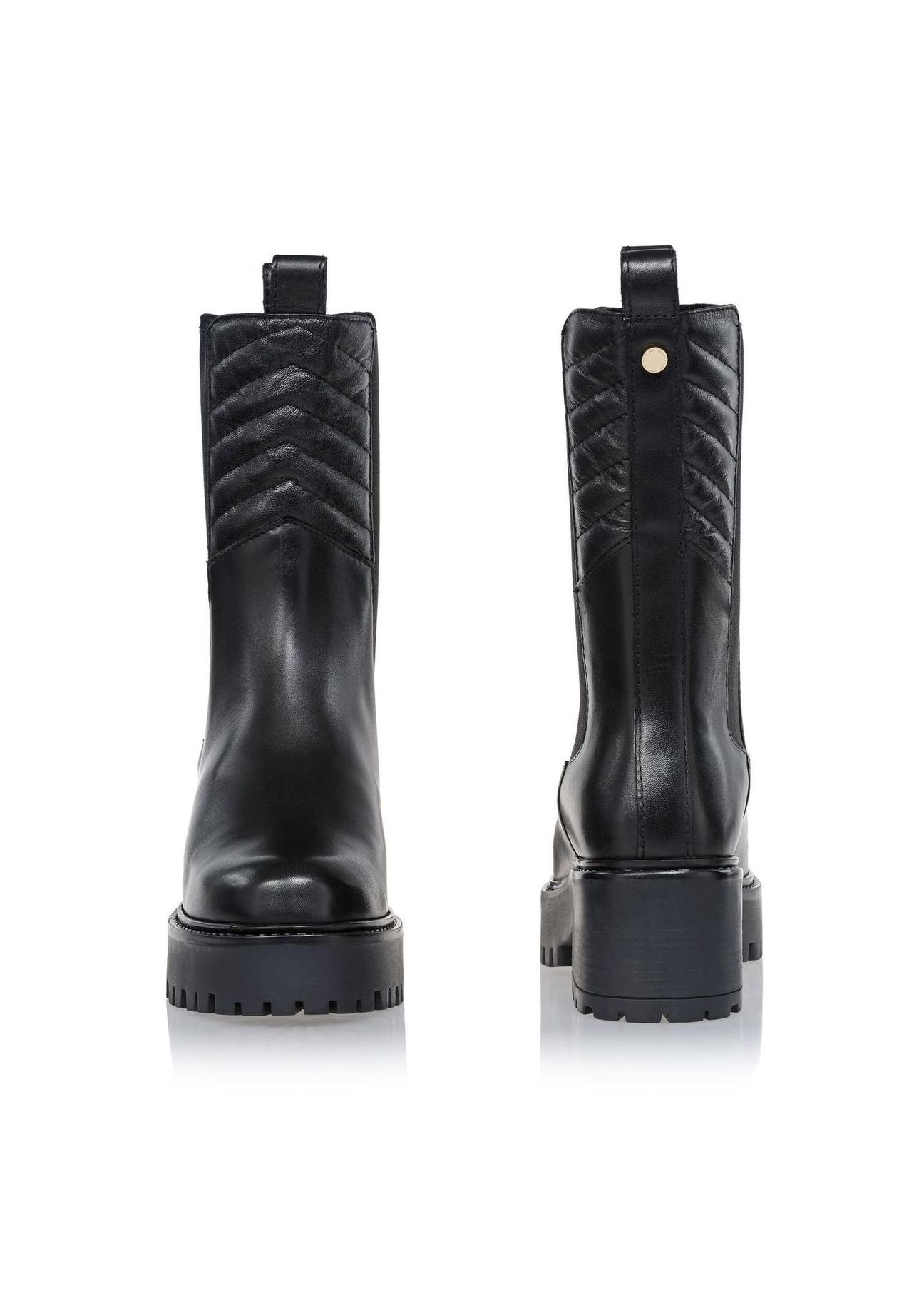 Women's high leather boots BUTYD-1021-99(Z23)-03