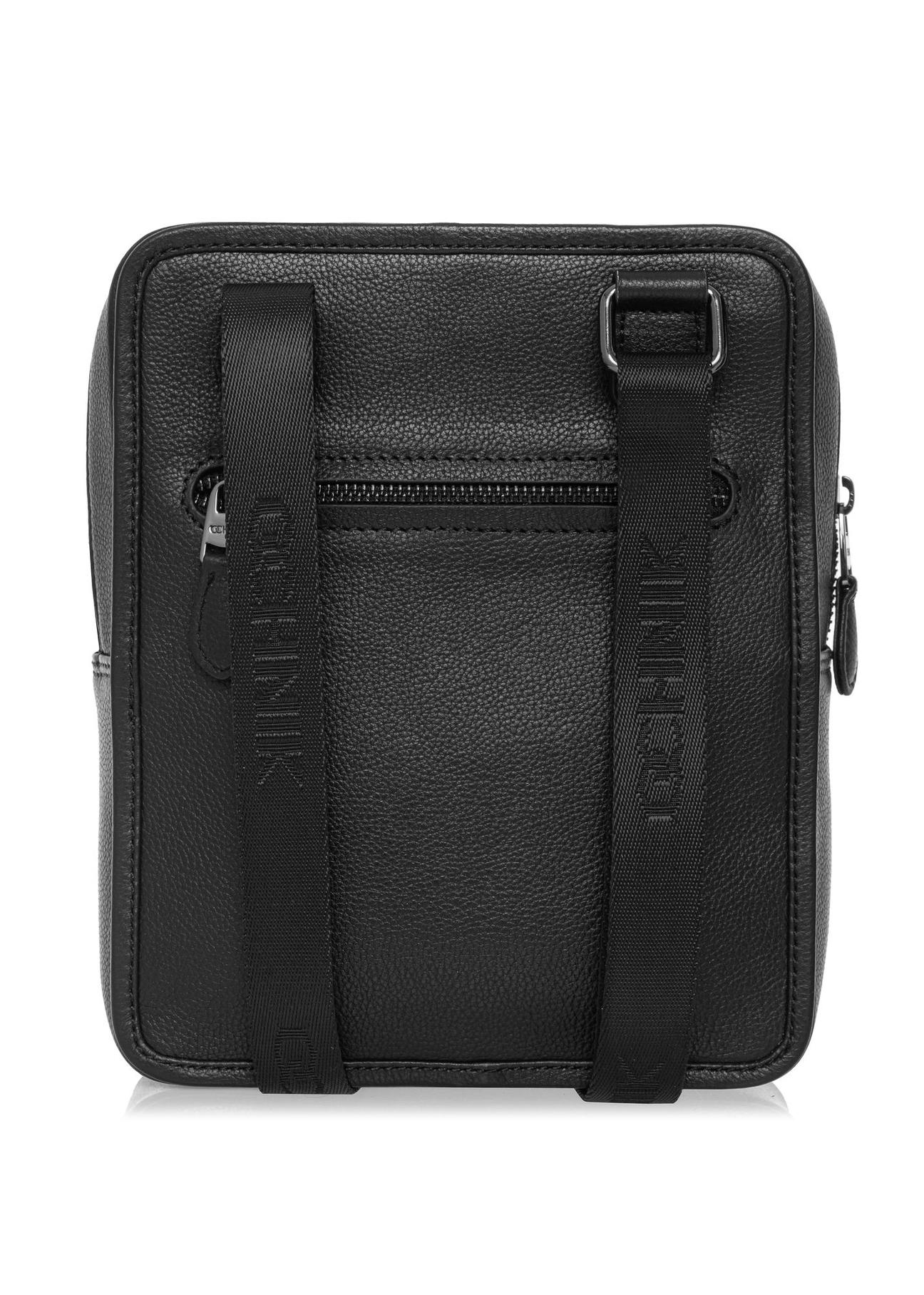 Black leather city bag TORMS-0445-99(W25)