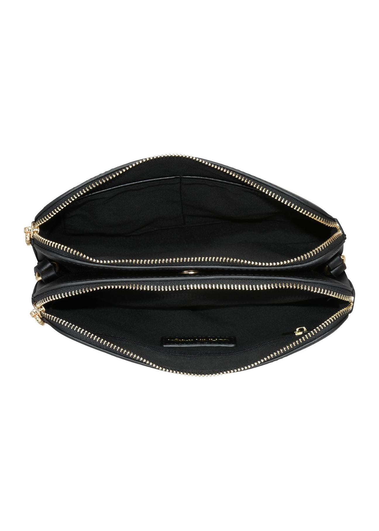 Black women's handbag with strap TOREC-0205D-98(Z24)