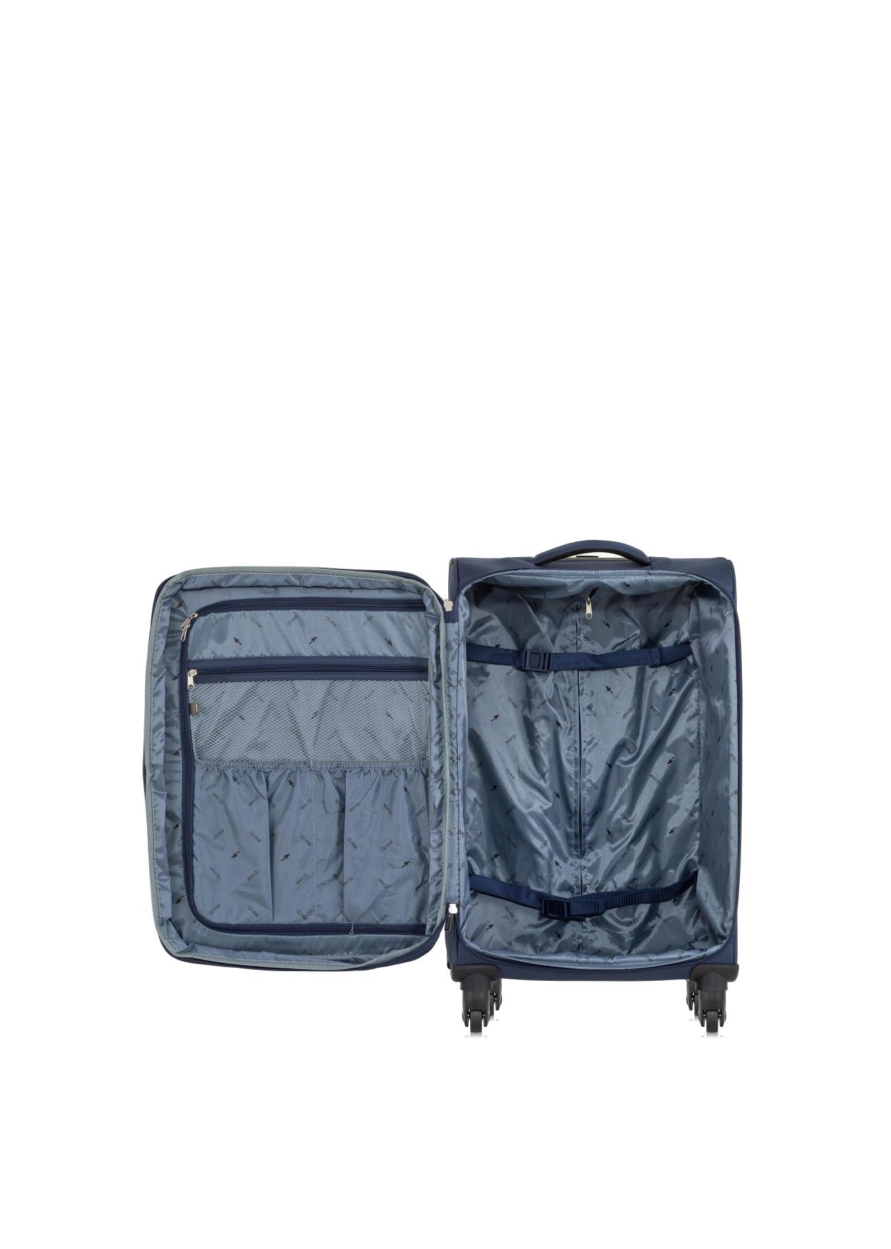 Medium suitcase on wheels WALNY-0030-69-24(W24)-05