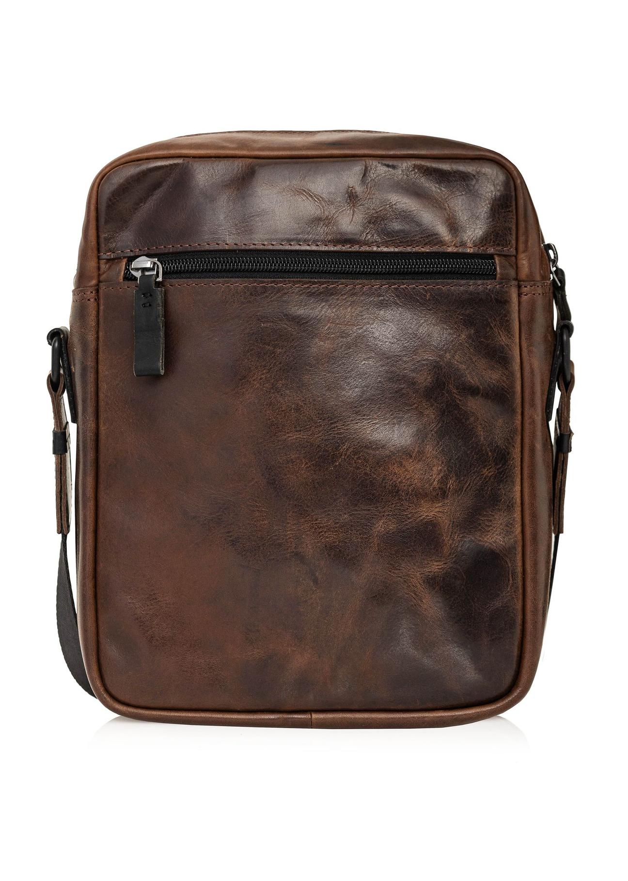 Brown leather men's bag TORMS-0104B-79(Z24)-04