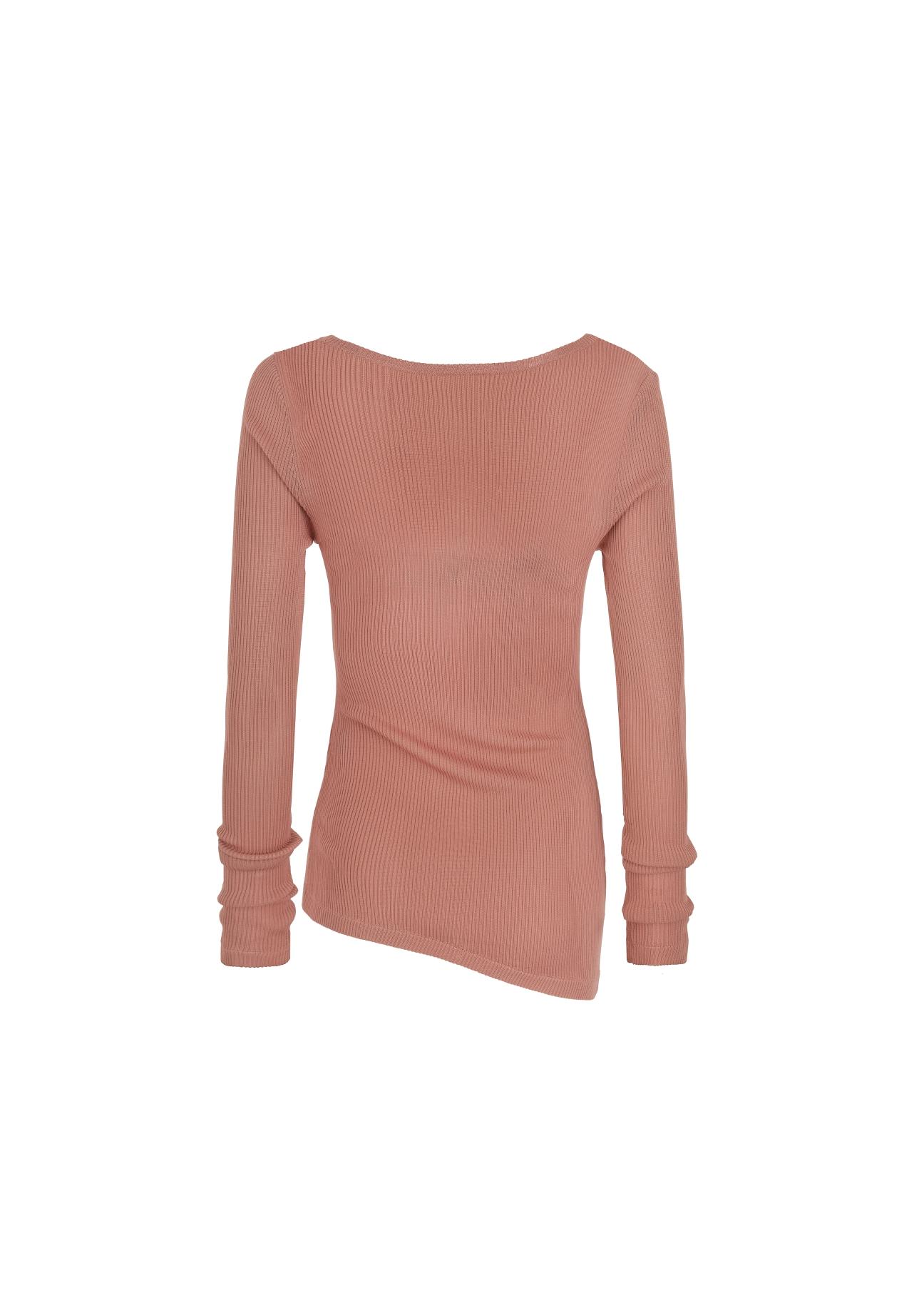 Women's asymmetrical sweater SWEDT-0114-81(Z19)-02