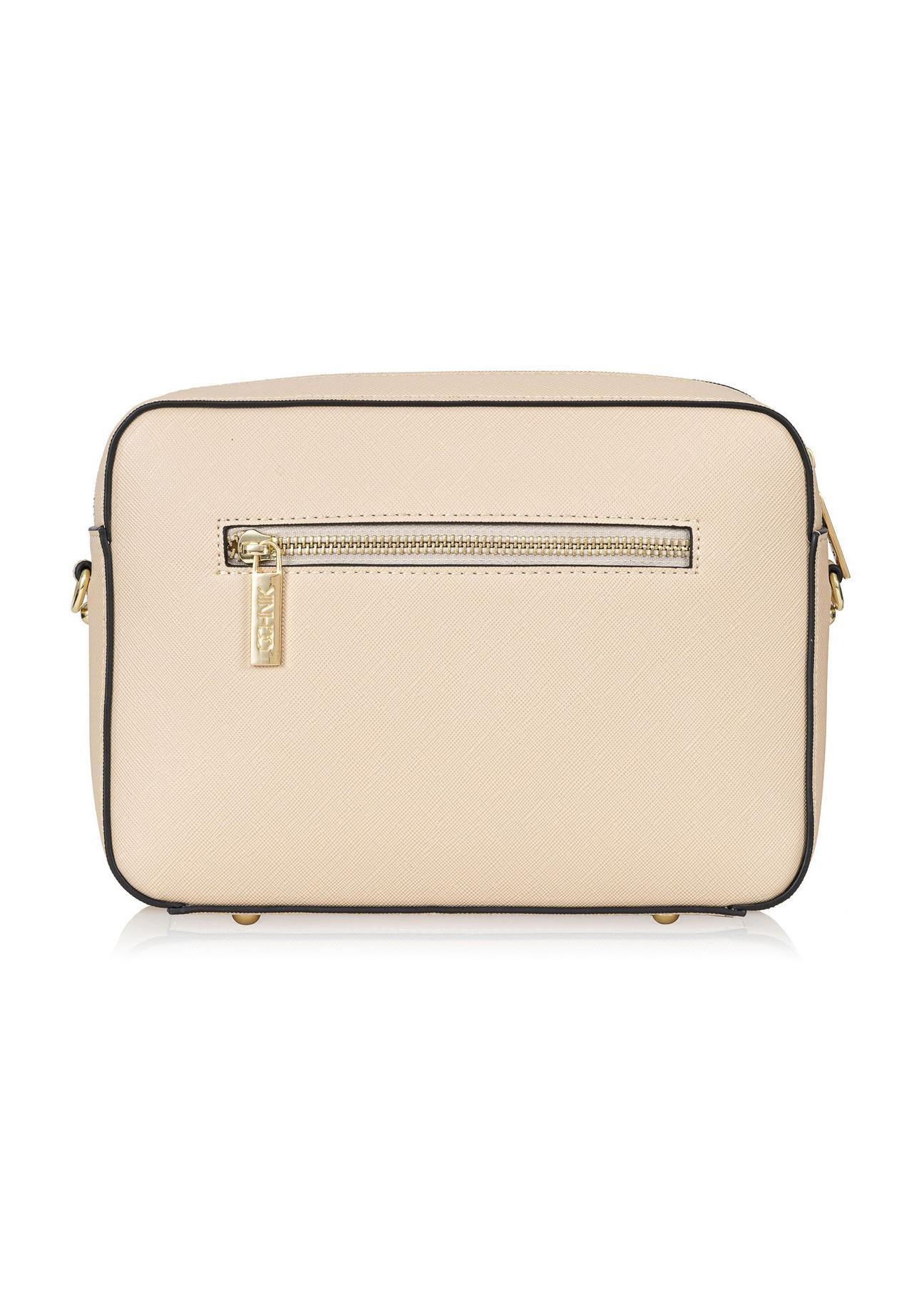 Women's cream handbag TOREC-0003F-12(W24)-03