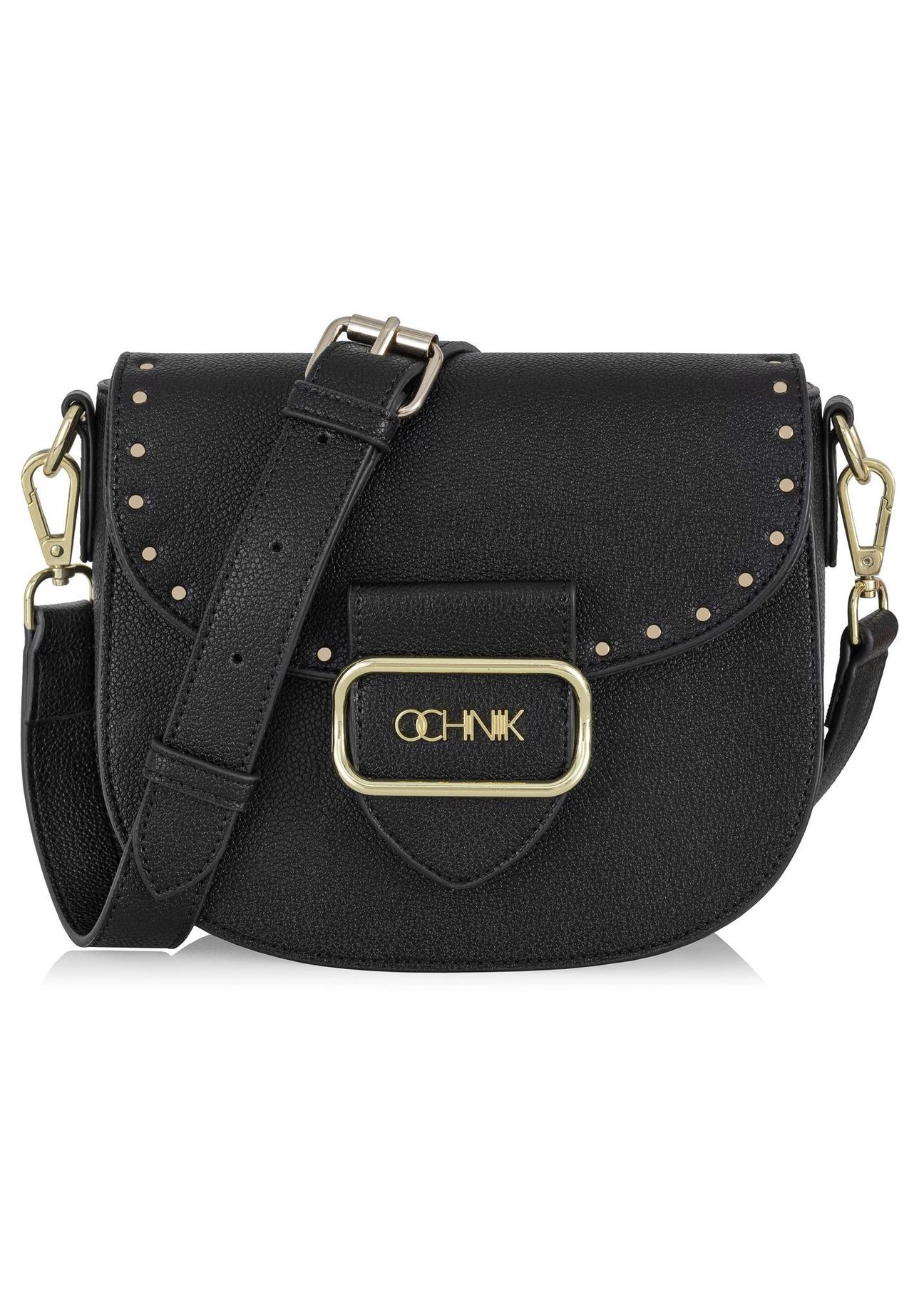 Women's small black mailbag TOREC-0880-99(W24)-01