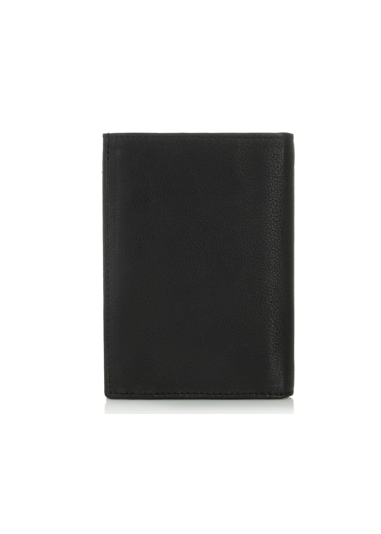 Leather men's wallet with no zipper PORMS-0204-99(Z24)-05