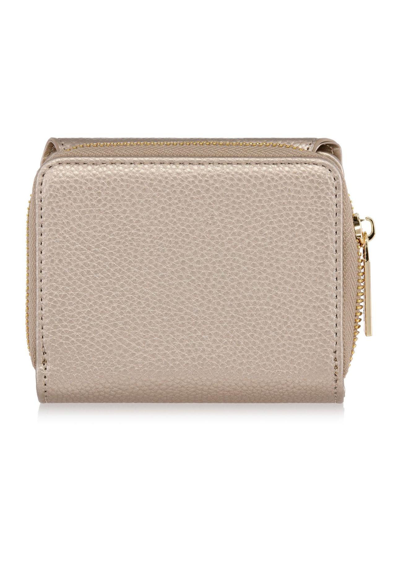 Small gold women's wallet POREC-0396-28(Z24)