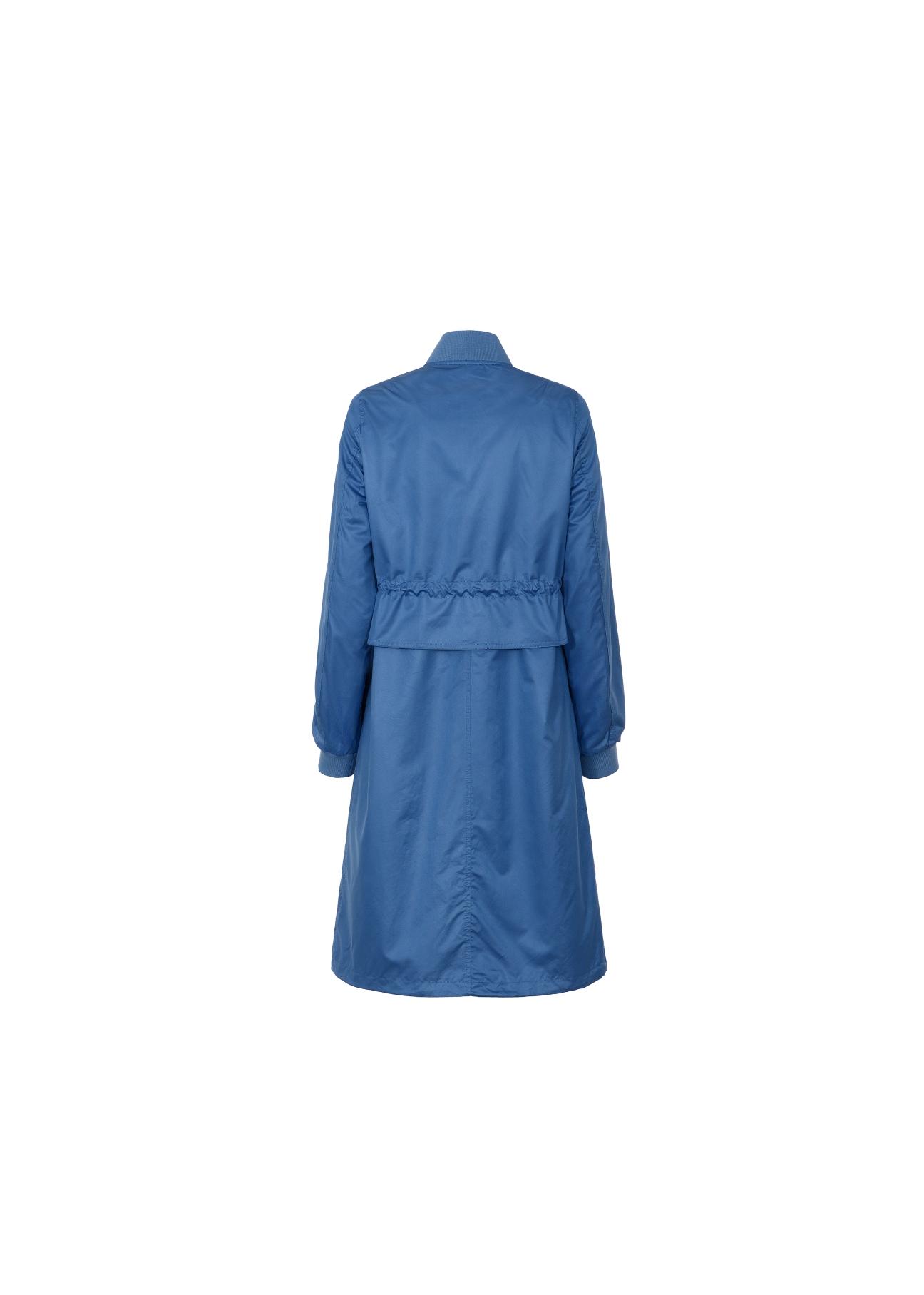 Women's long blue parka KURDT-0168-61(W19)-02